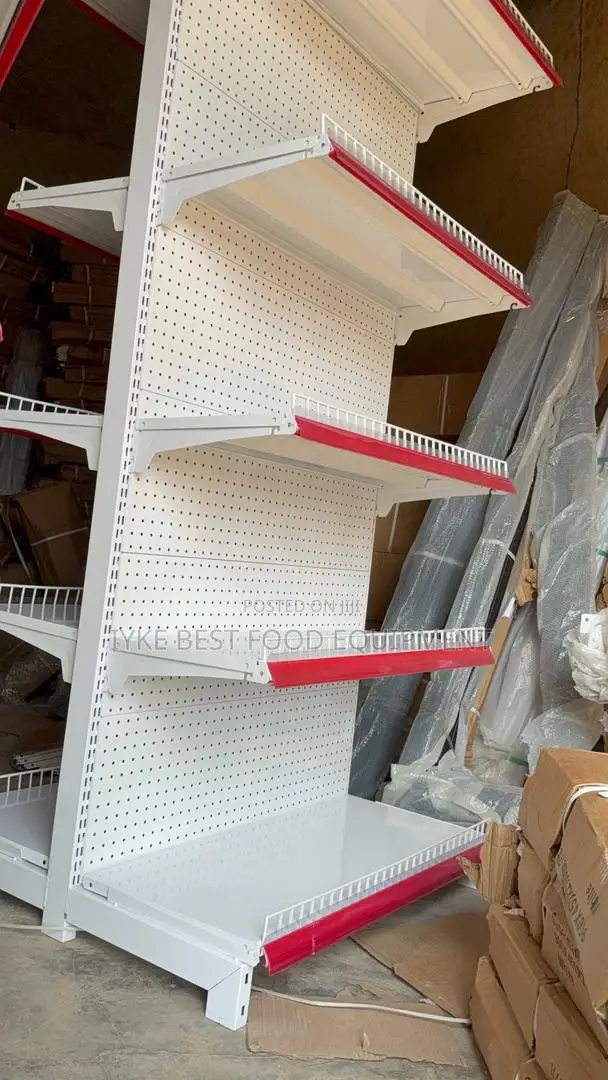 Double Sided Supermarket Shelves
