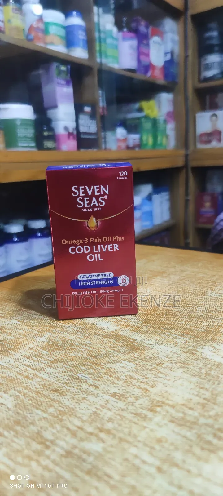 Seven Seas Omega 3+Cod Liver Oil, High Strength X 120 Capsules