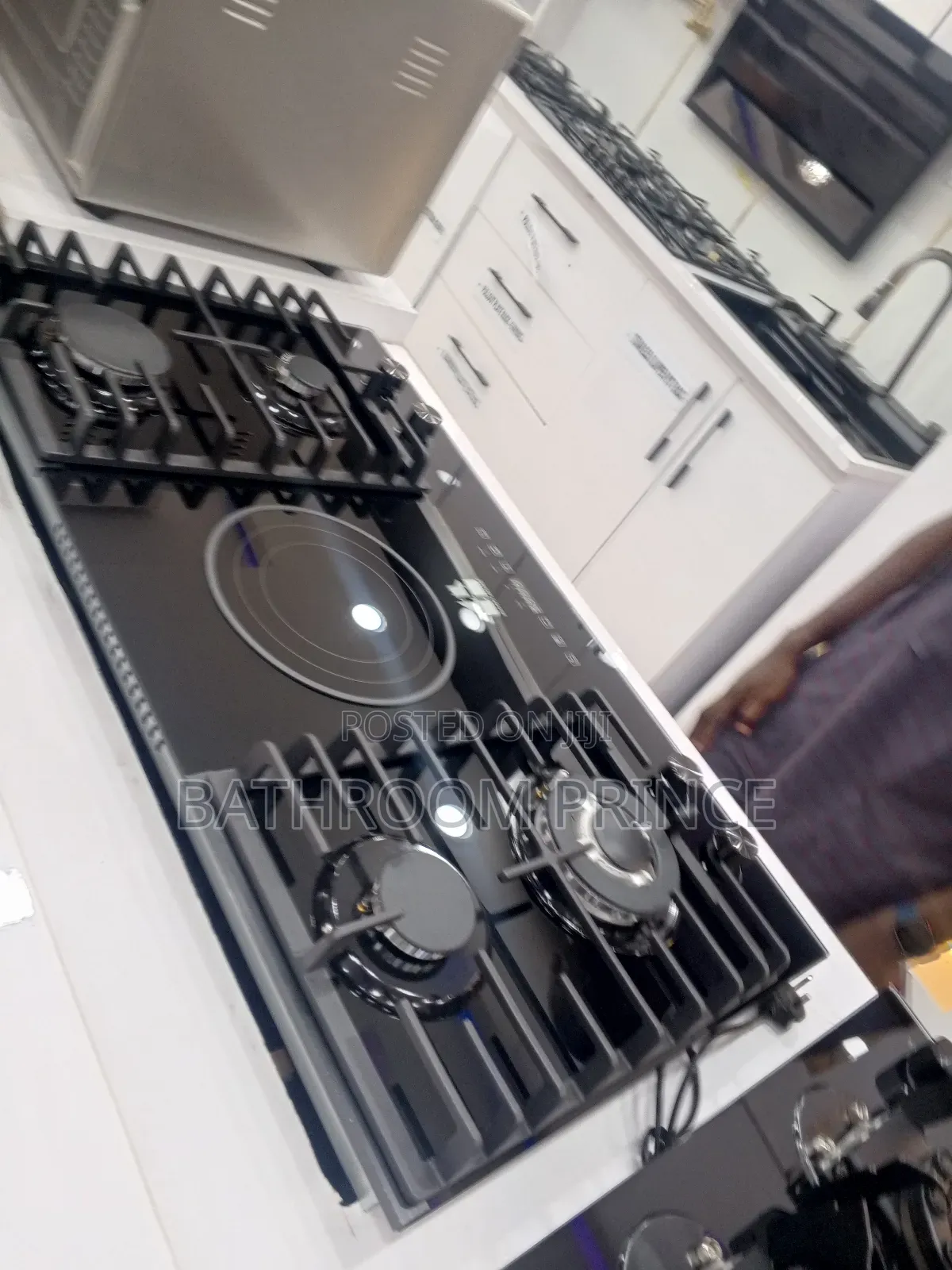 Original 4 Gas Burner 1 Electric Digital Hot Plate