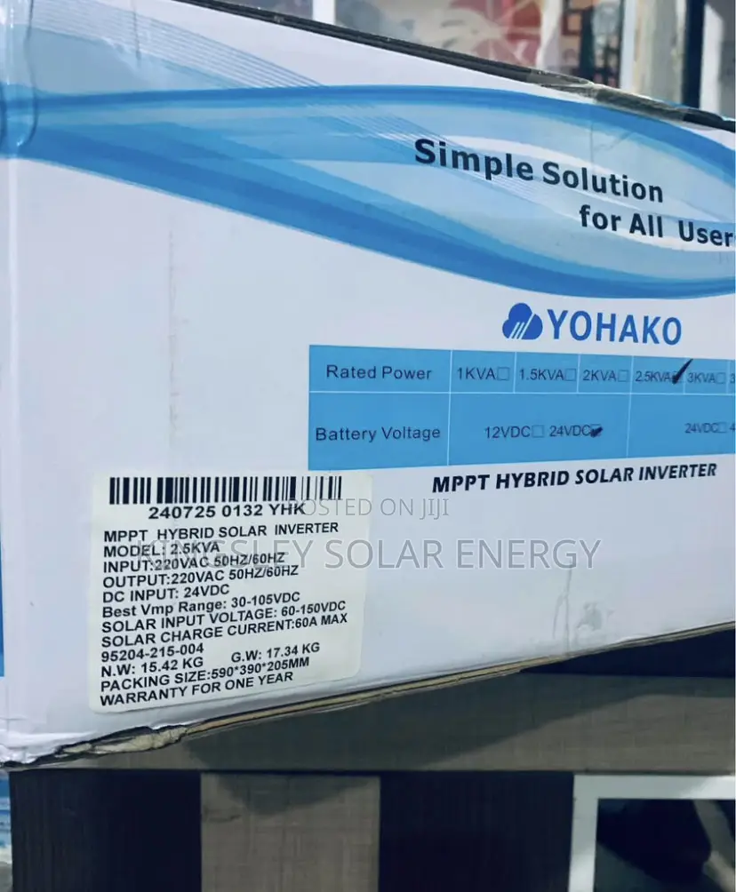 2.5kva Yohako Inverter Hybrid