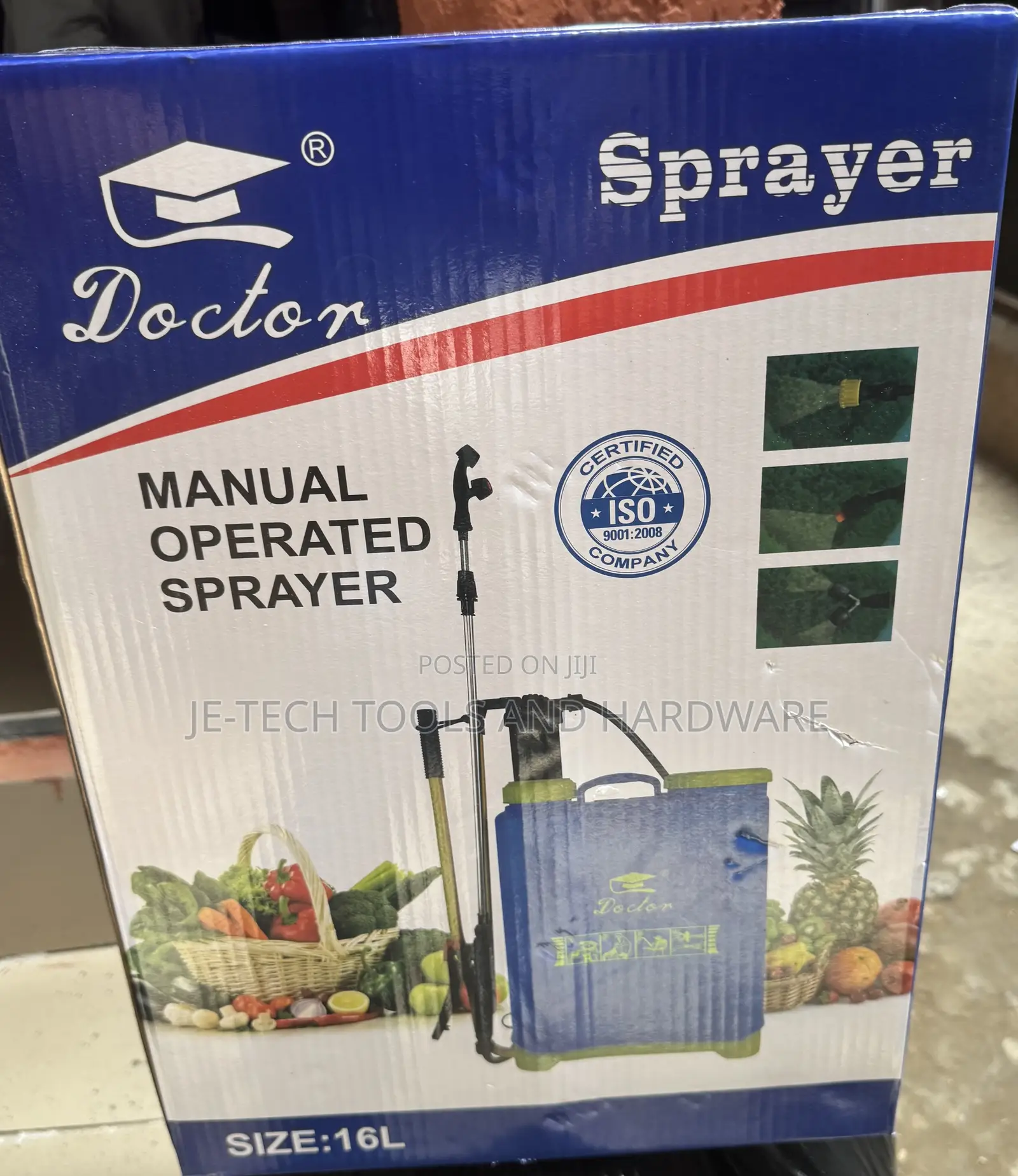 Doctor Manual Operated Knapsack Sprayer 16l