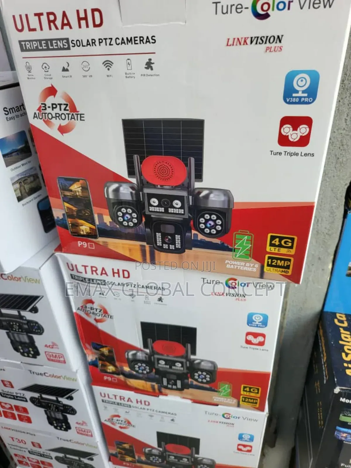 3 Rotational PTZ CCTV Camera