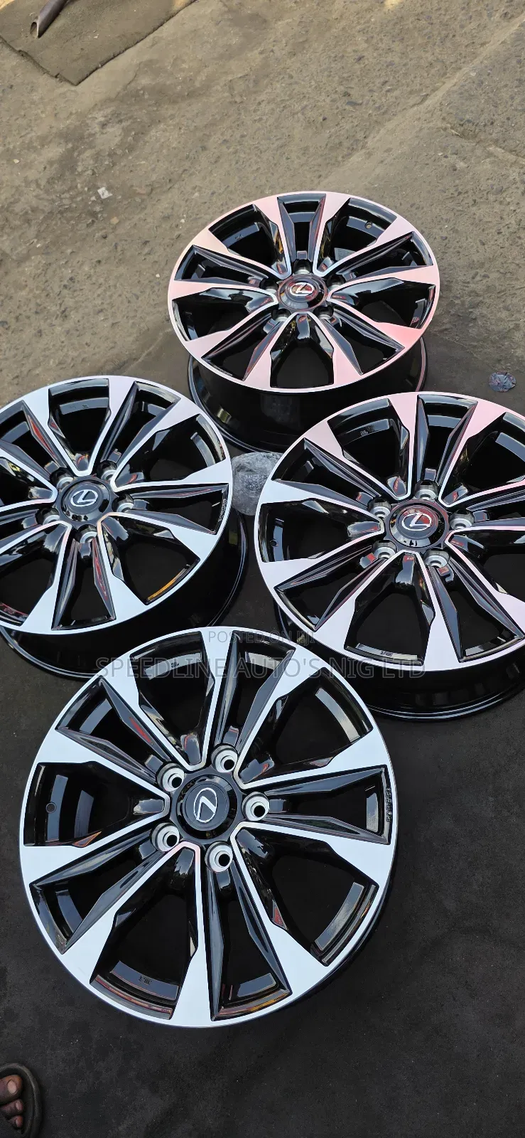 Complete Set Of Rims Lexus Lx570 To Lx600 2023/2023