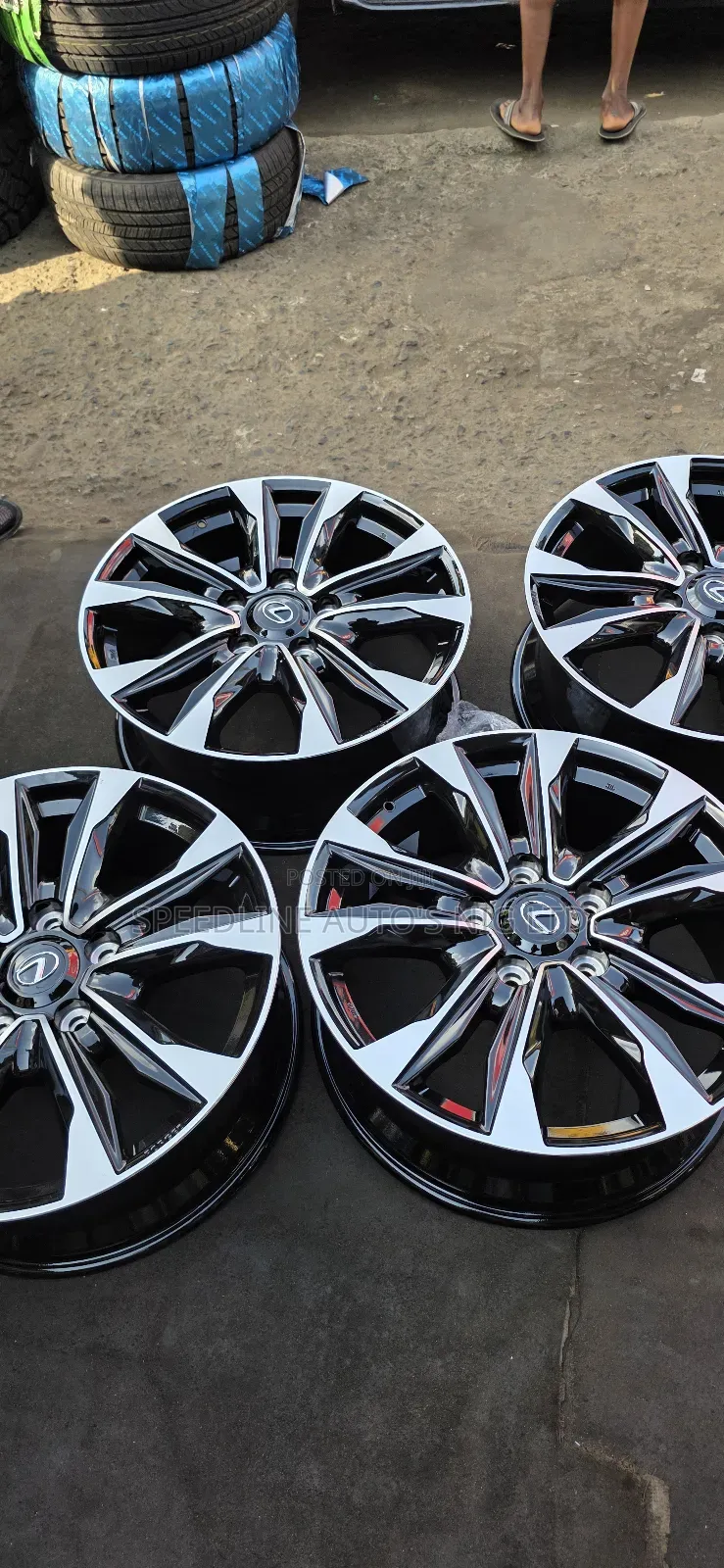 Complete Set Of Rims Lexus Lx570 To Lx600 2023/2023