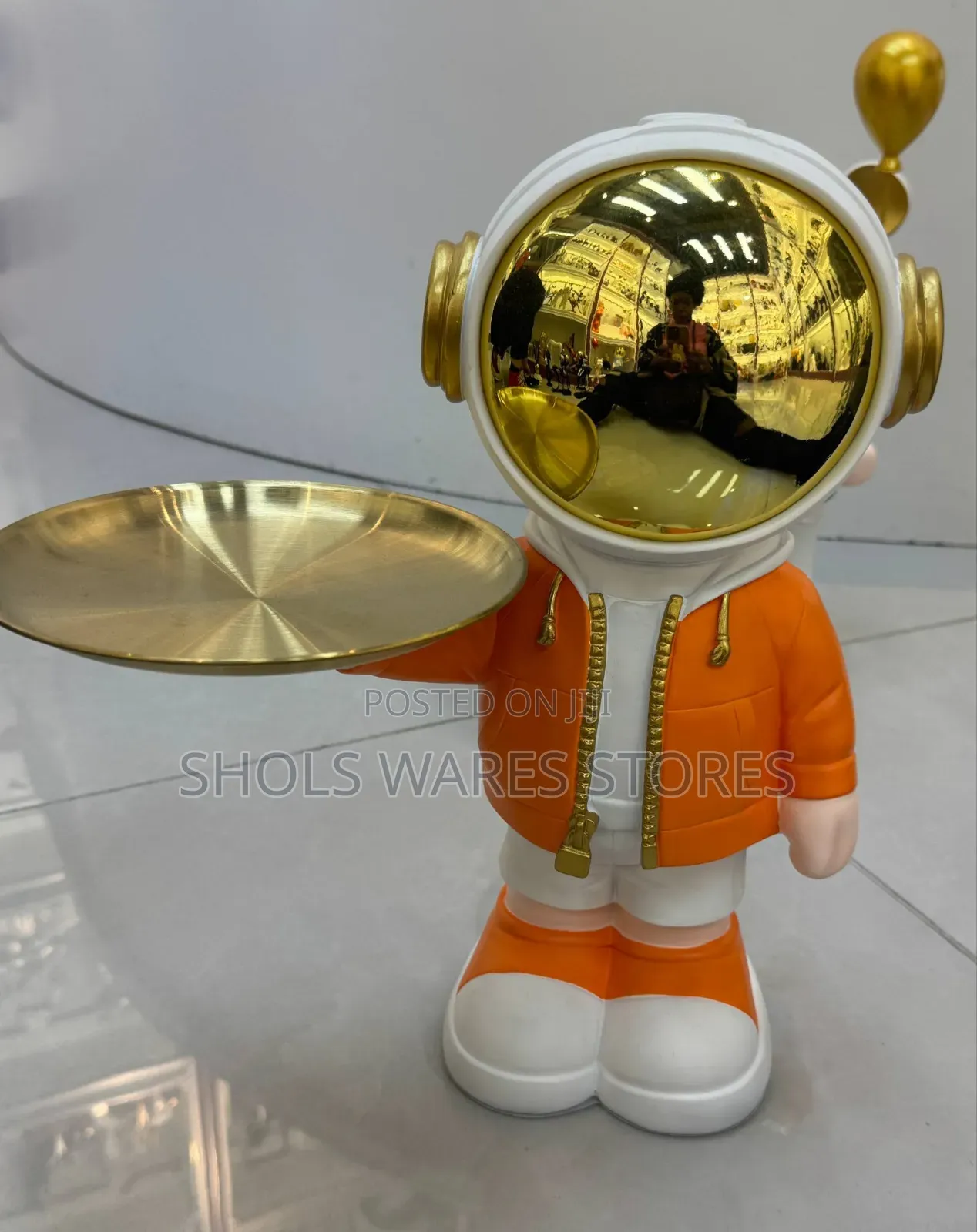 Nordic Resin Astronaut Sculpture