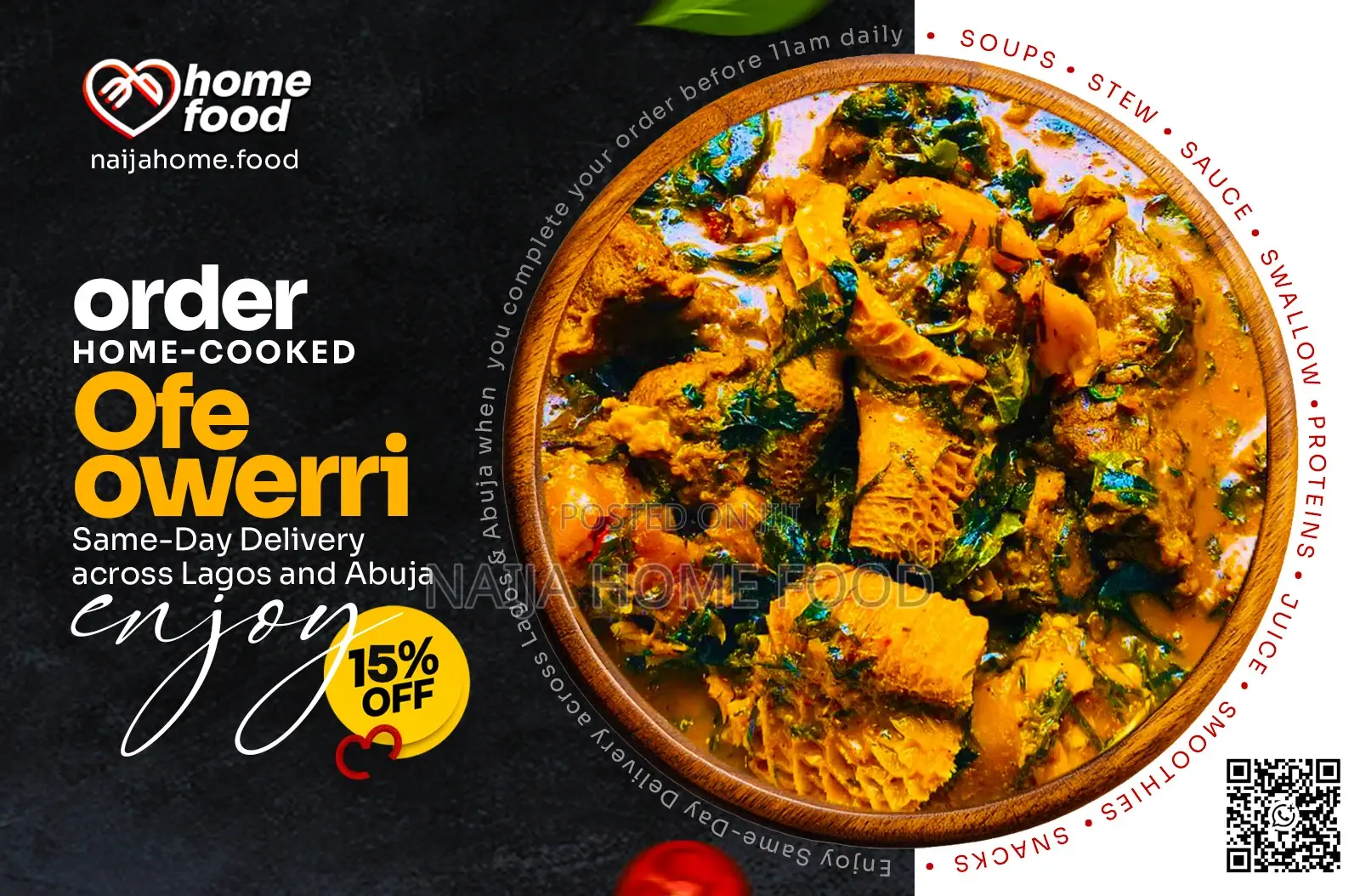 Get 25% Off Ofe Owerri Soup Same Day Delivery Across Lagos Abuja