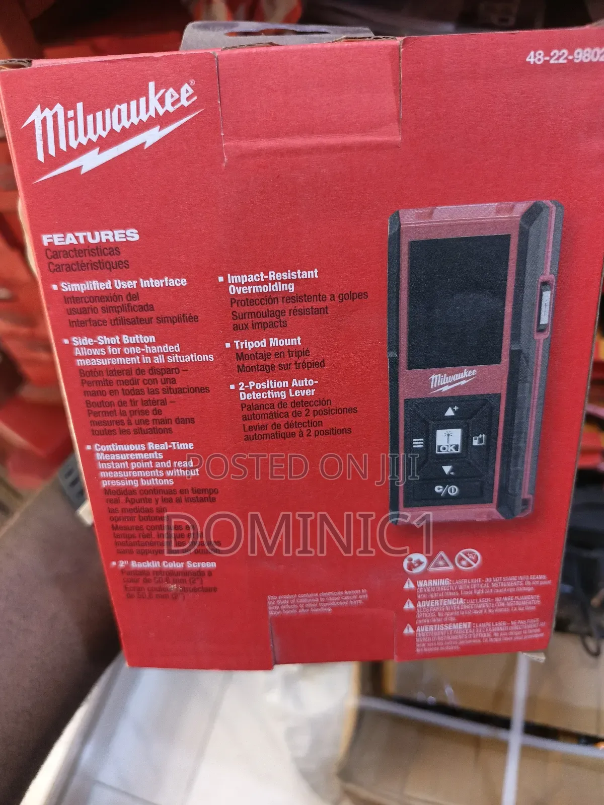 Milwaukee 48-22-9802 150 Ft. Laser Distance Meter