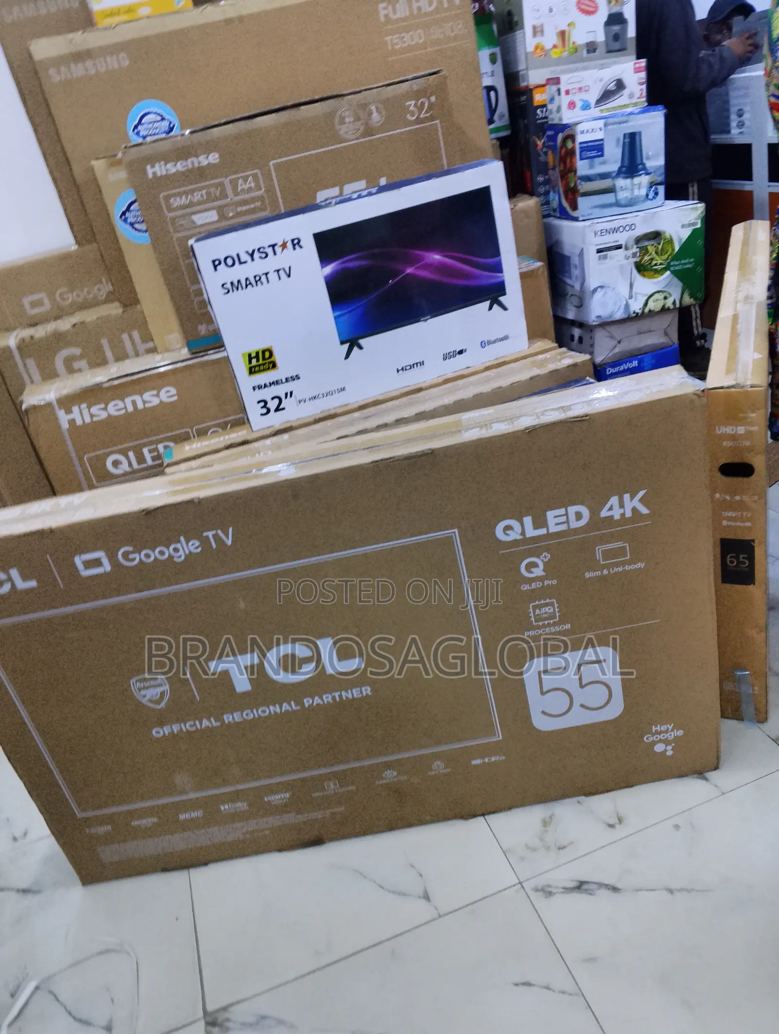 TCL 55 Inches Qled Smart Tv 55c655 With Stunning Picture