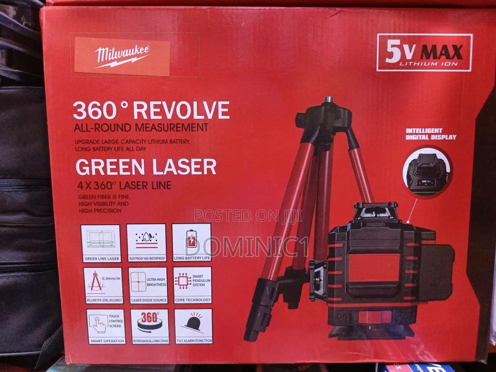 Milwaukee 360° Green Laser Level.