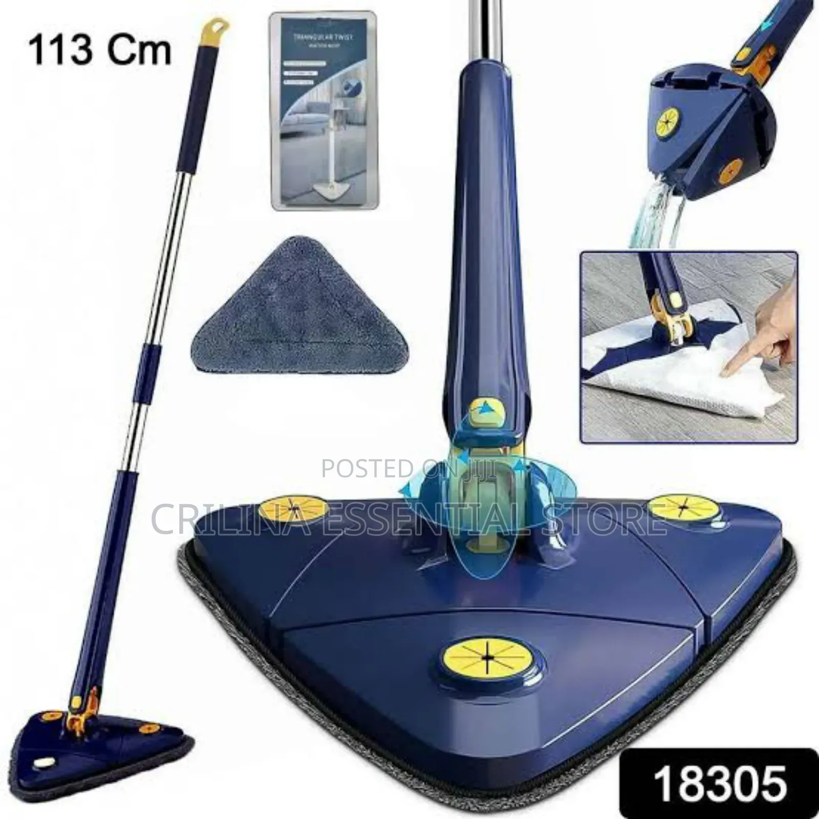 Multifunctional Triangle 360 Cleaning Mop