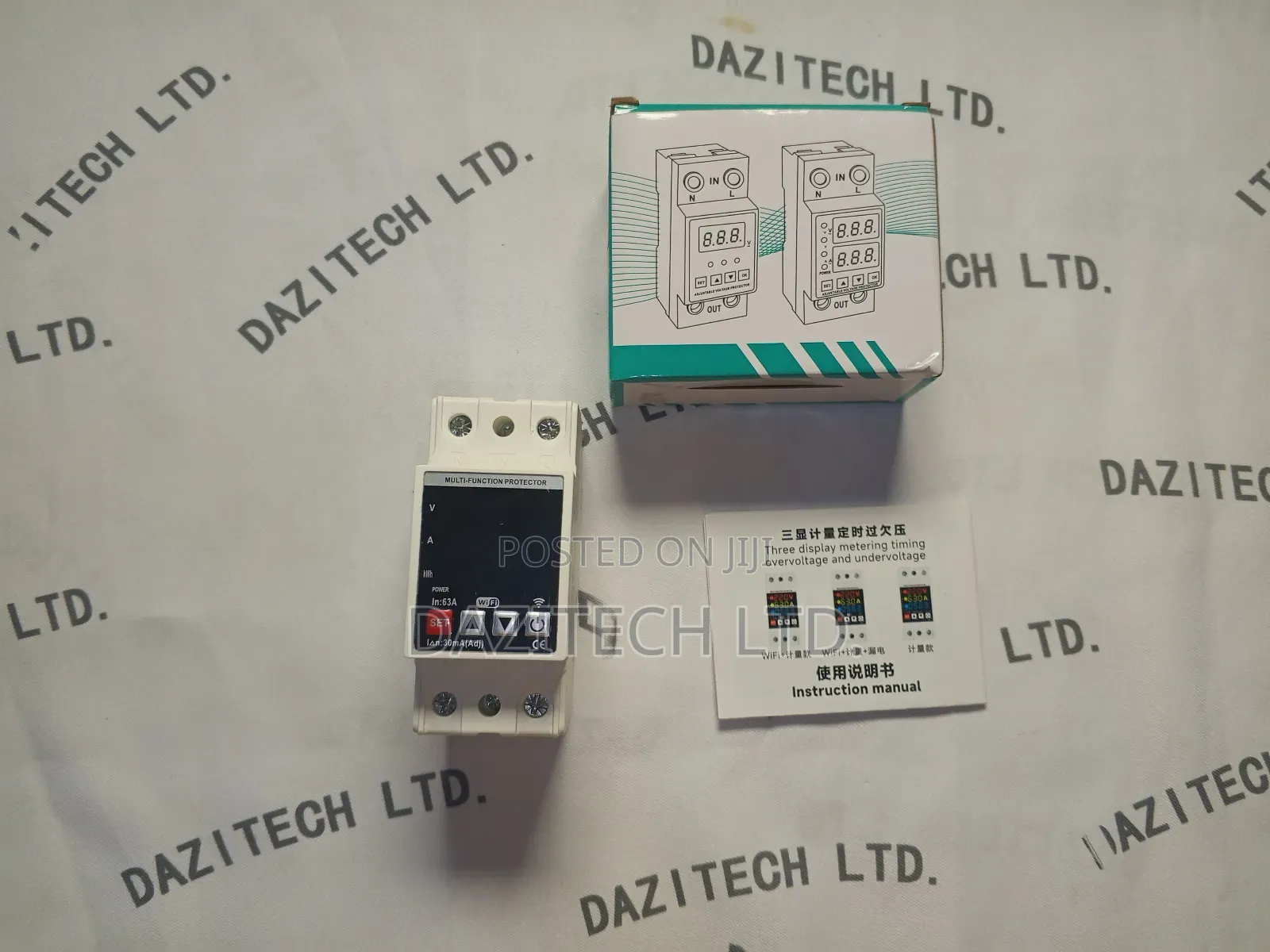 Tuya Wifi Smart Display Meter for Prepaid