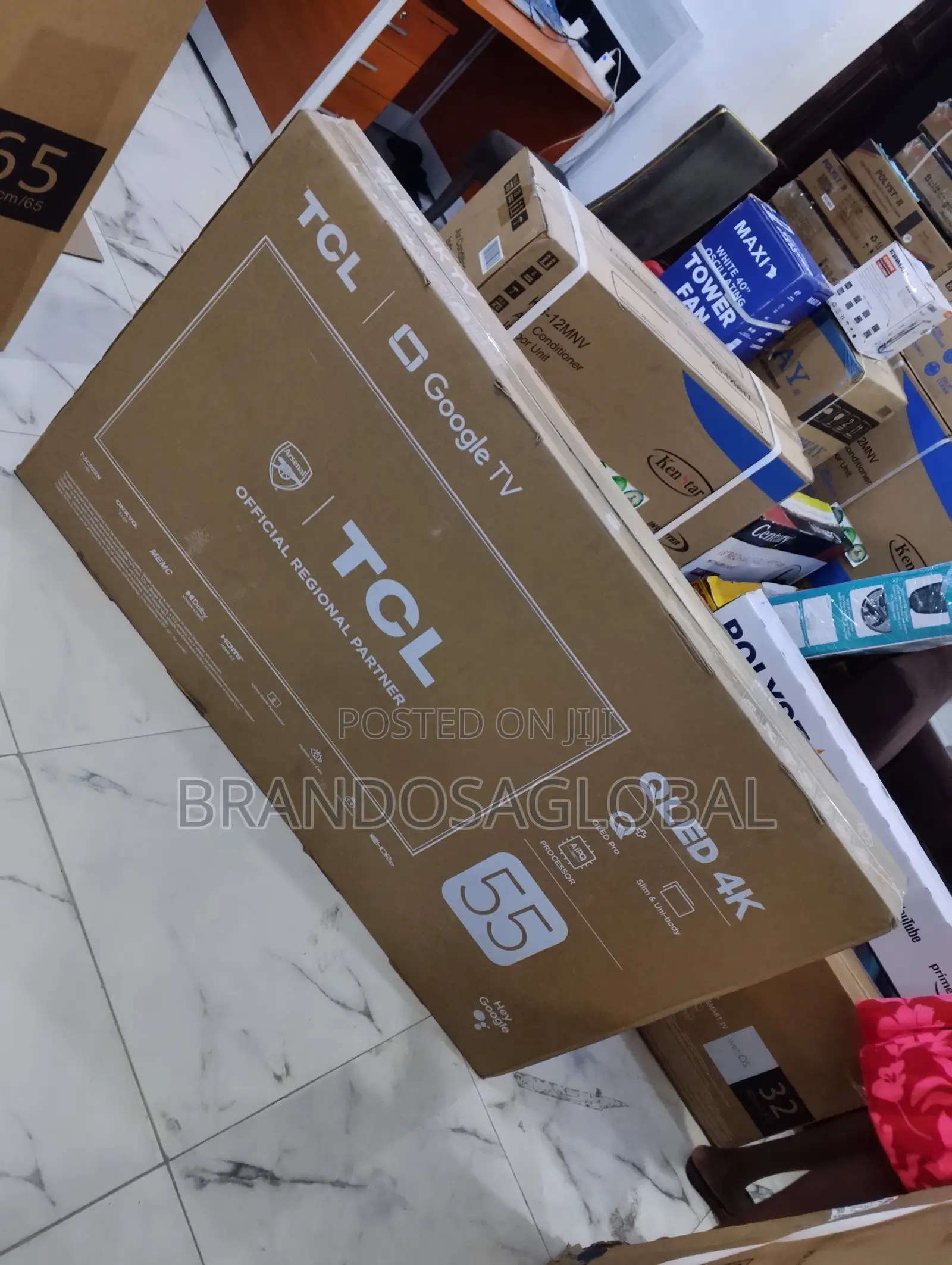 TCL 55c655 55" Smart Tv With Dolby Audio Boost