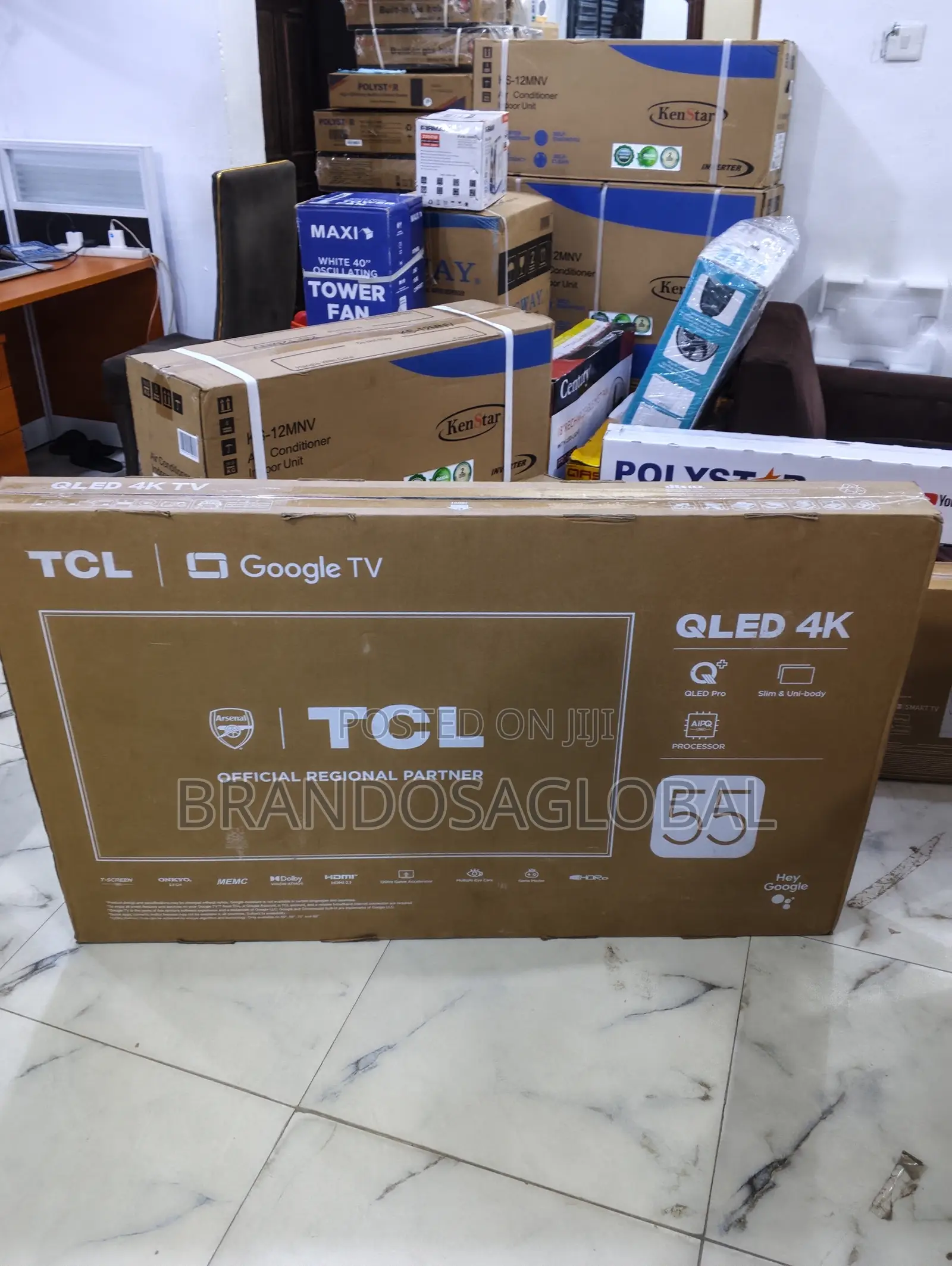 TCL 55c655 55" Smart Tv With Dolby Audio Boost