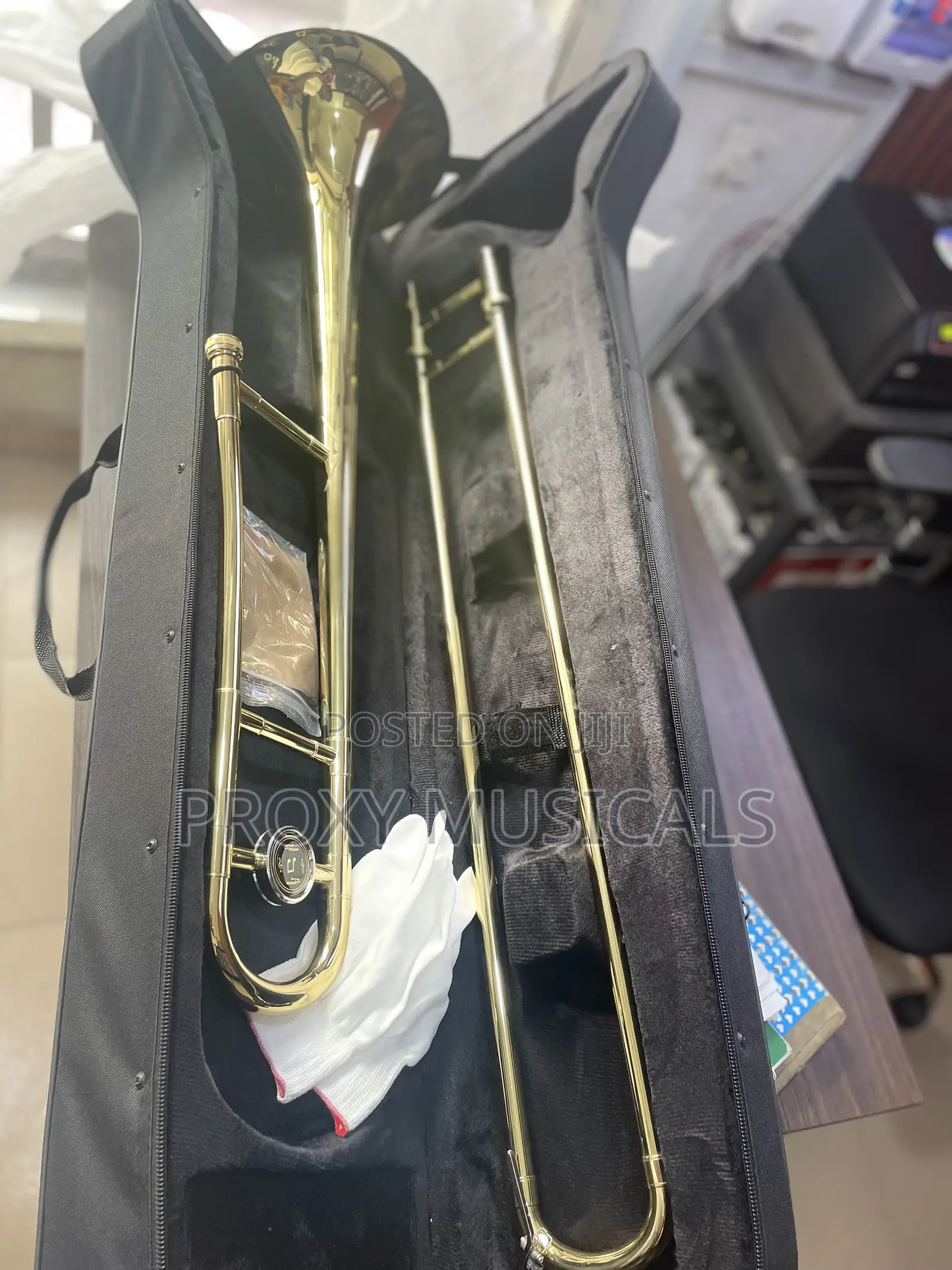 Yamaha Gold Trombone