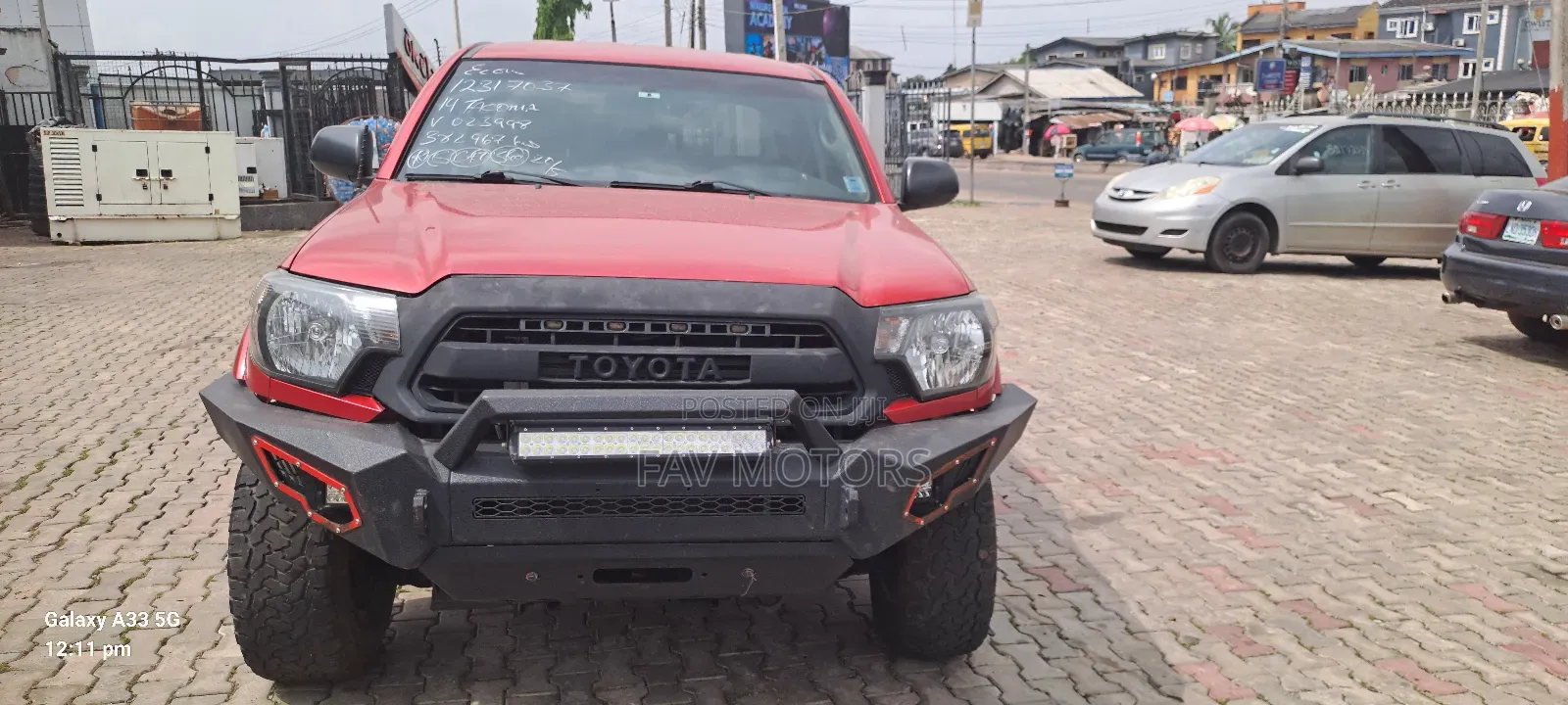Toyota Tacoma 4dr Double Cab 5.0 ft. SB (2.7L 4cyl 4A) 2014 Red