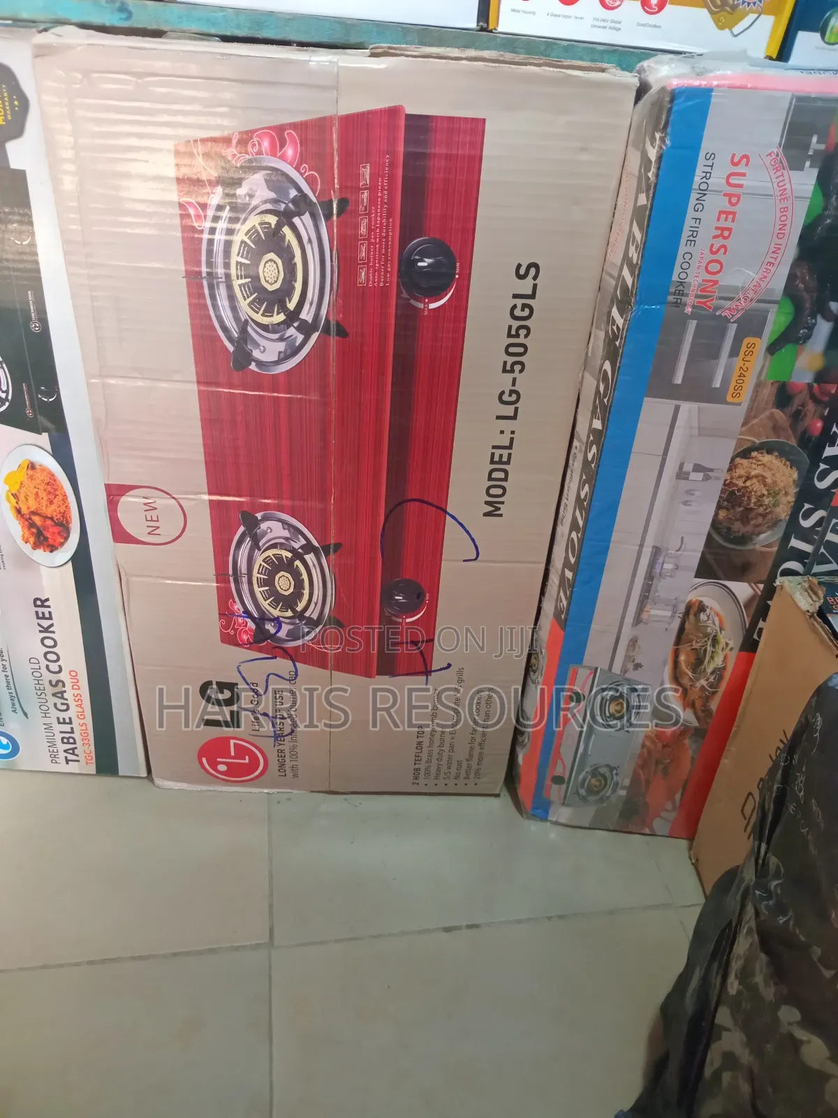 Lg Glass Gas Cooker With Automatic Ignition