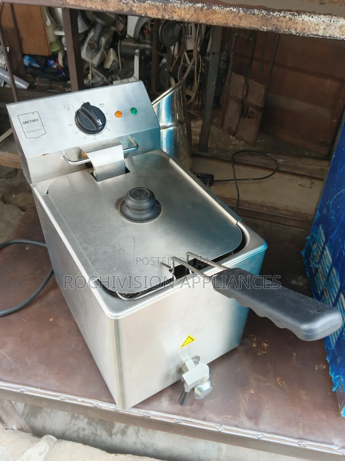 Electric Industrial Deep Fryer With Discharge Tap