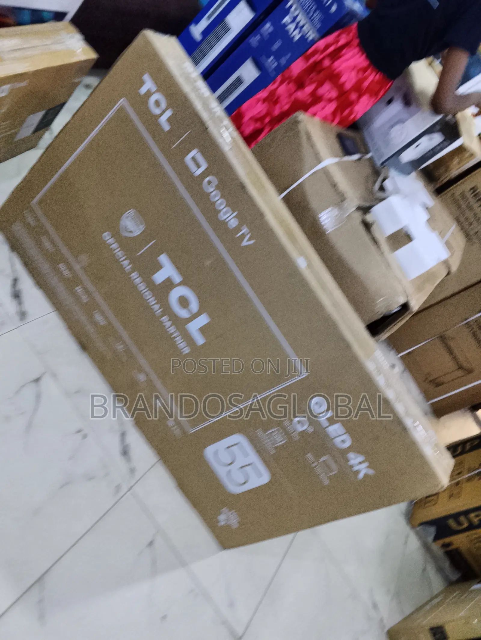 TCL 55c655 High-Brightness Qled Smart Tv 55 Inches