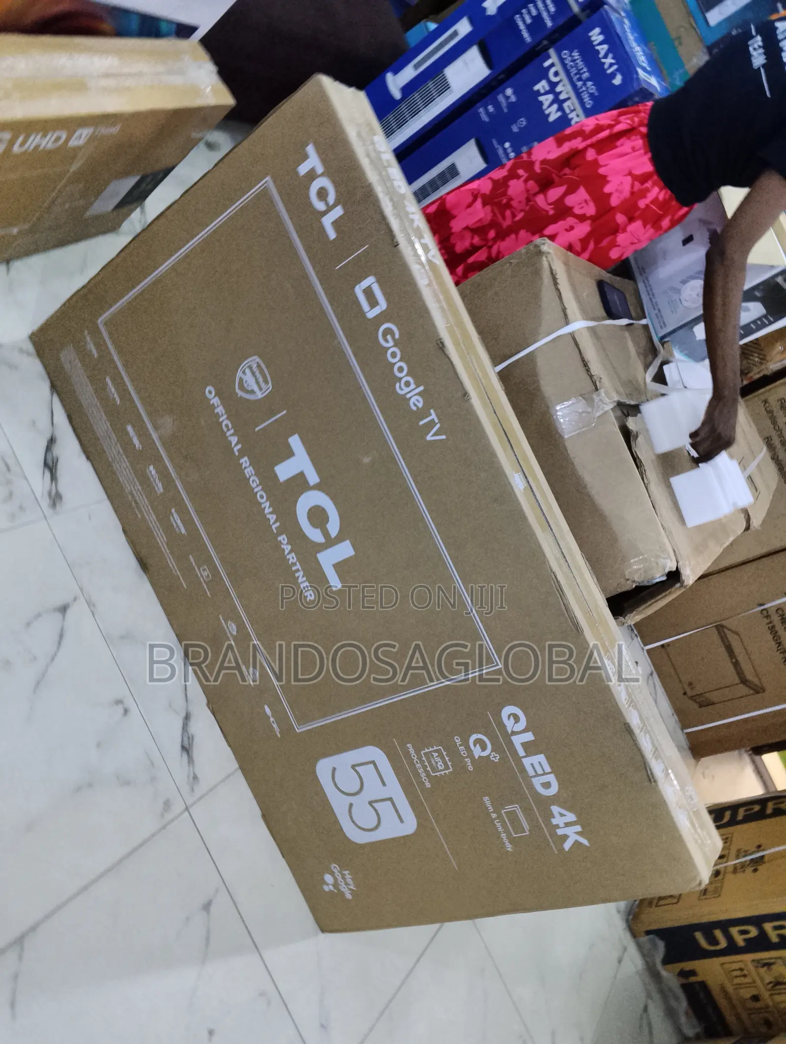 TCL 55c655 High-Brightness Qled Smart Tv 55 Inches