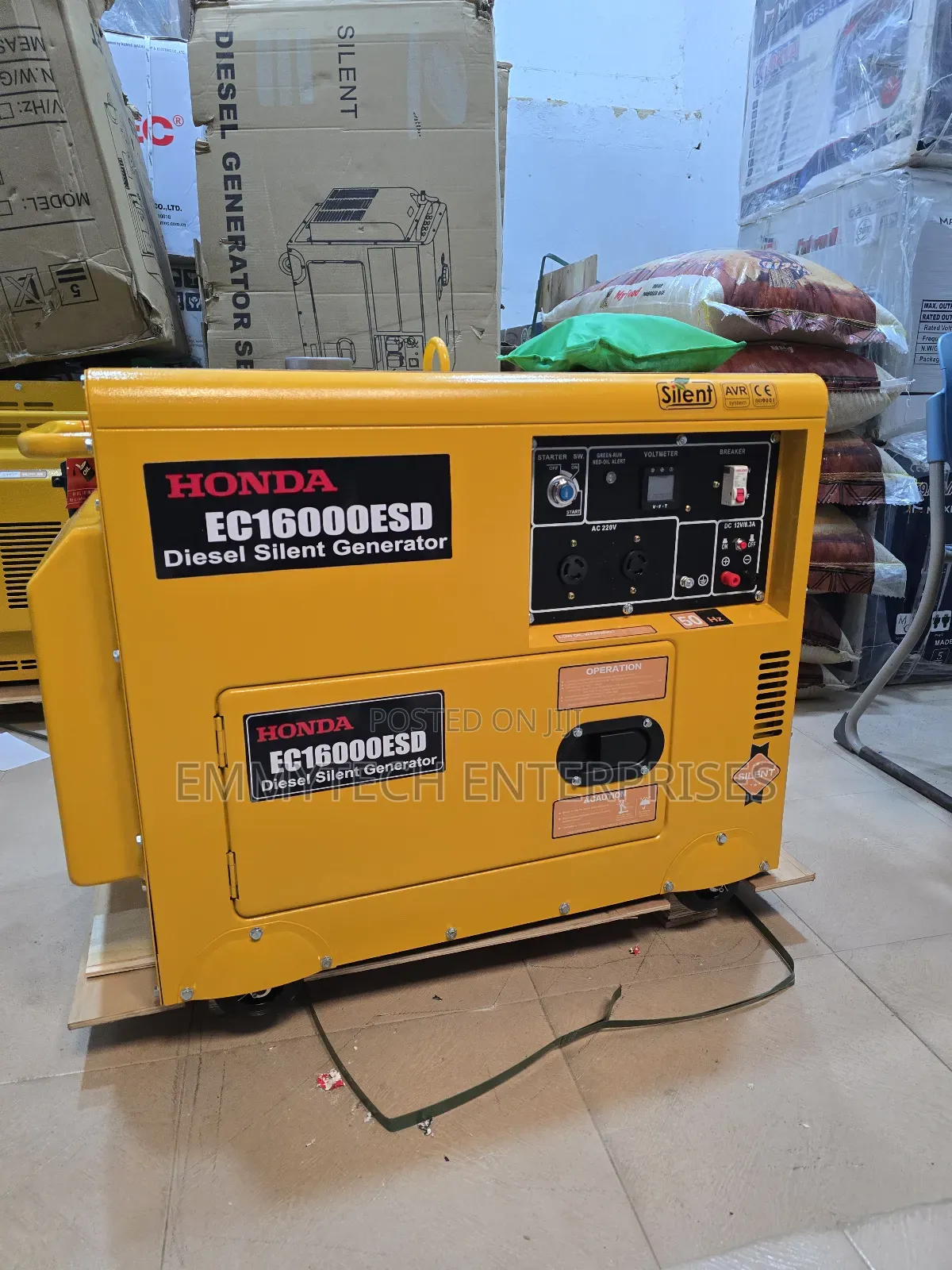 Honda Compete 10.5kva Diesel Soundproof Generator 100%Copper Coil