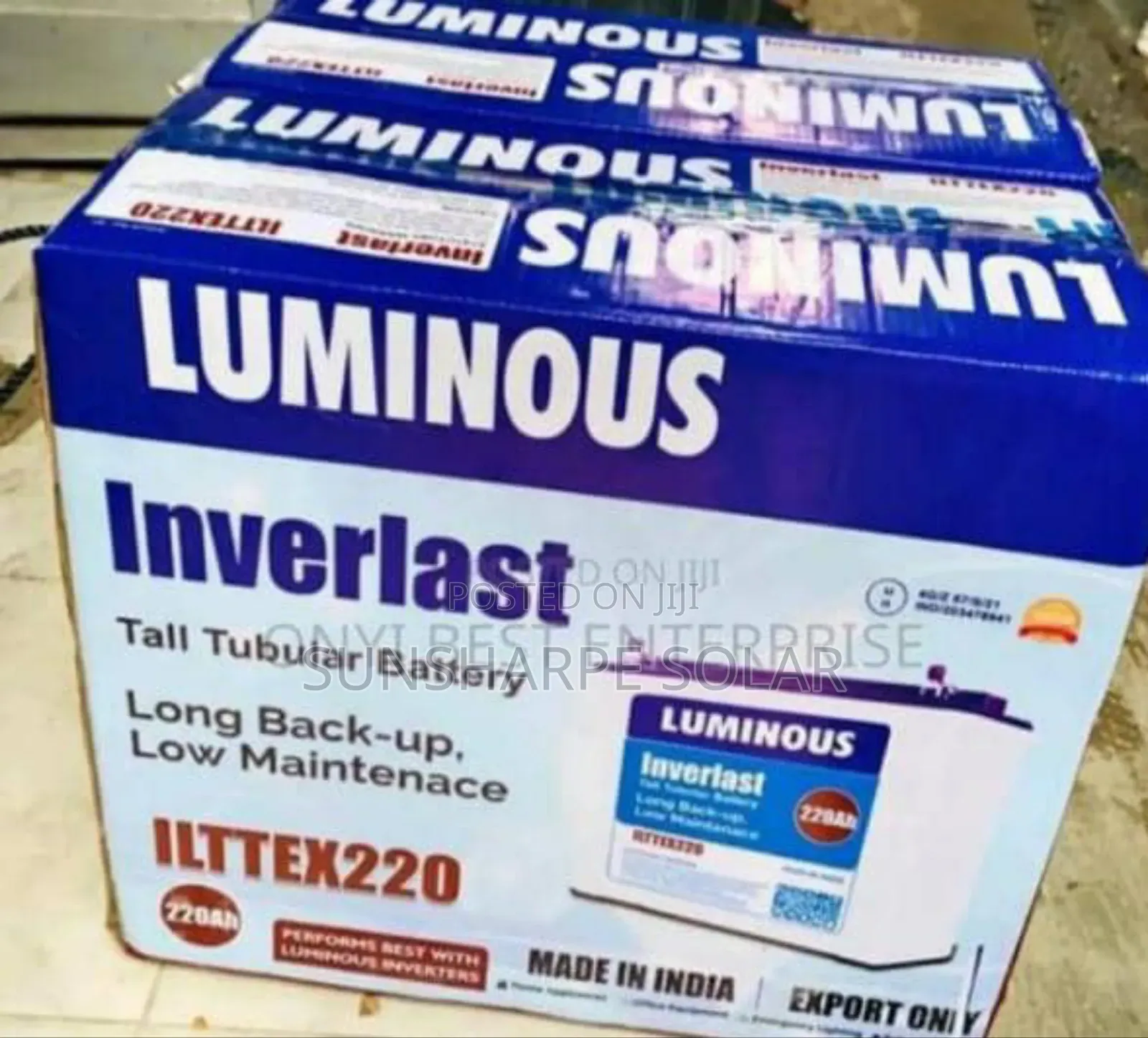 Luminous Tubular Battery