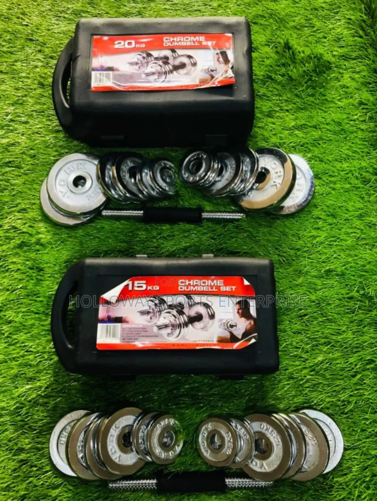 New 20kg Box Dumbell Set