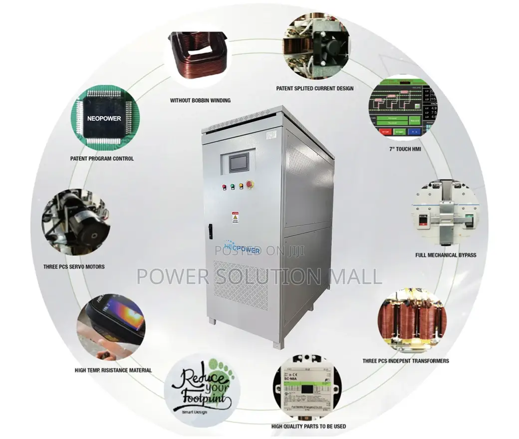60kva Three Phase Voltage Stabilizer | Power Solution Mall Nigeria