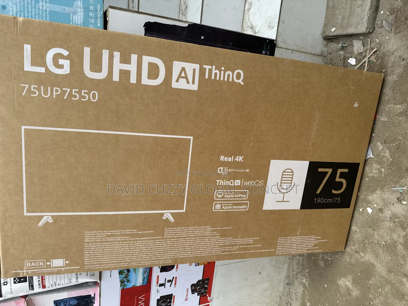 Lg 75 Inches Smart Frameless Tv