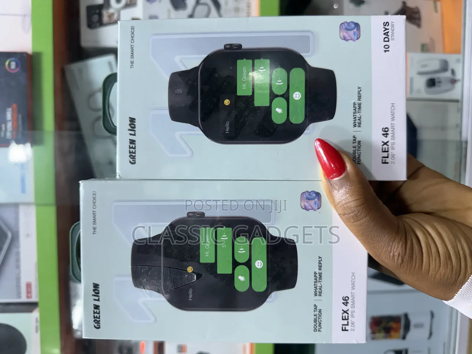 Green Lion Flex 46 Smartwatch - 2.06-Inch Ips Display
