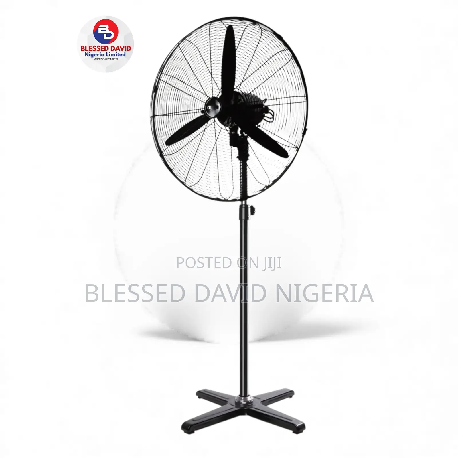 Maxi Standing Industrial Fan 30 Inch Black (Kfs-750)