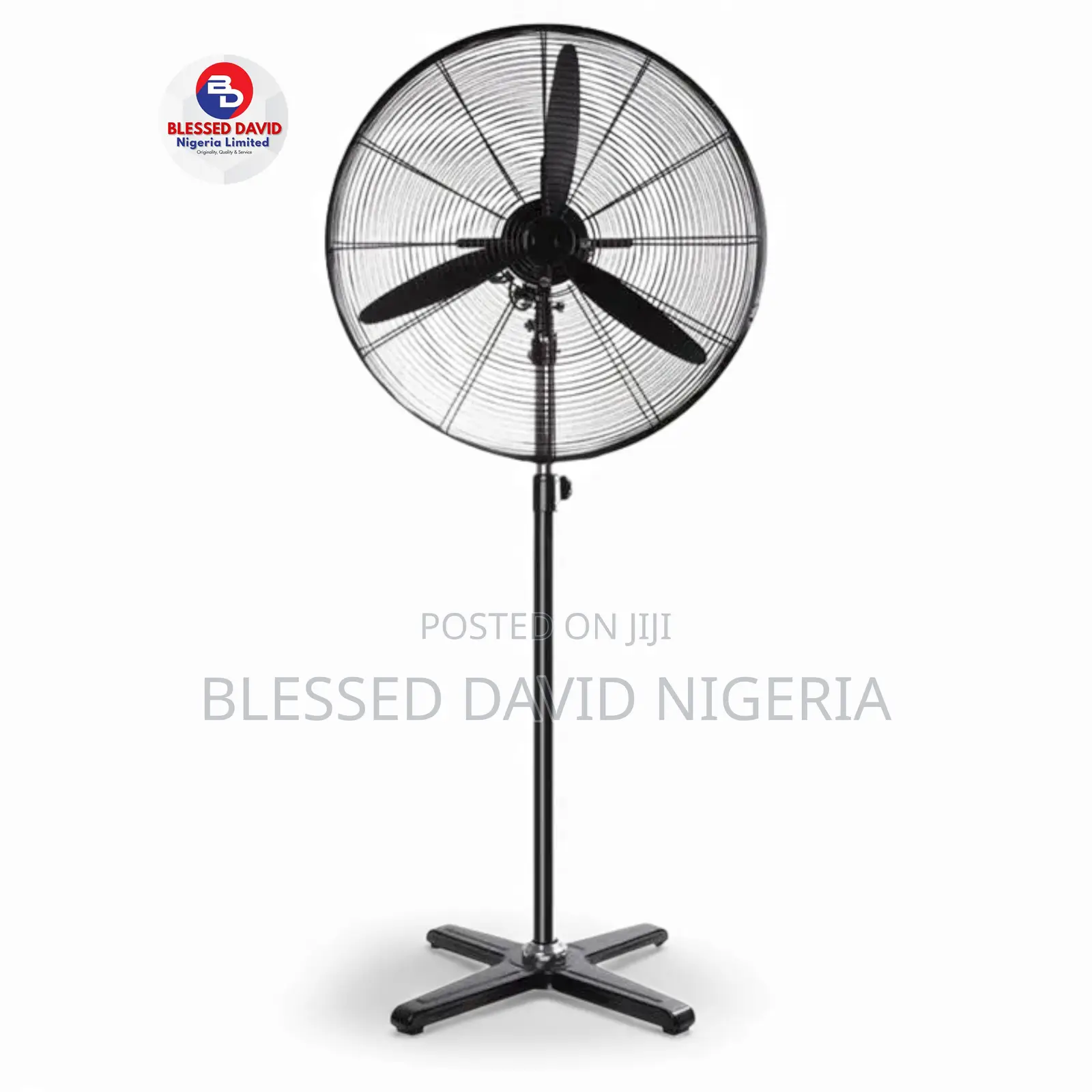 Maxi Standing Industrial Fan 30 Inch Black (Kfs-750)