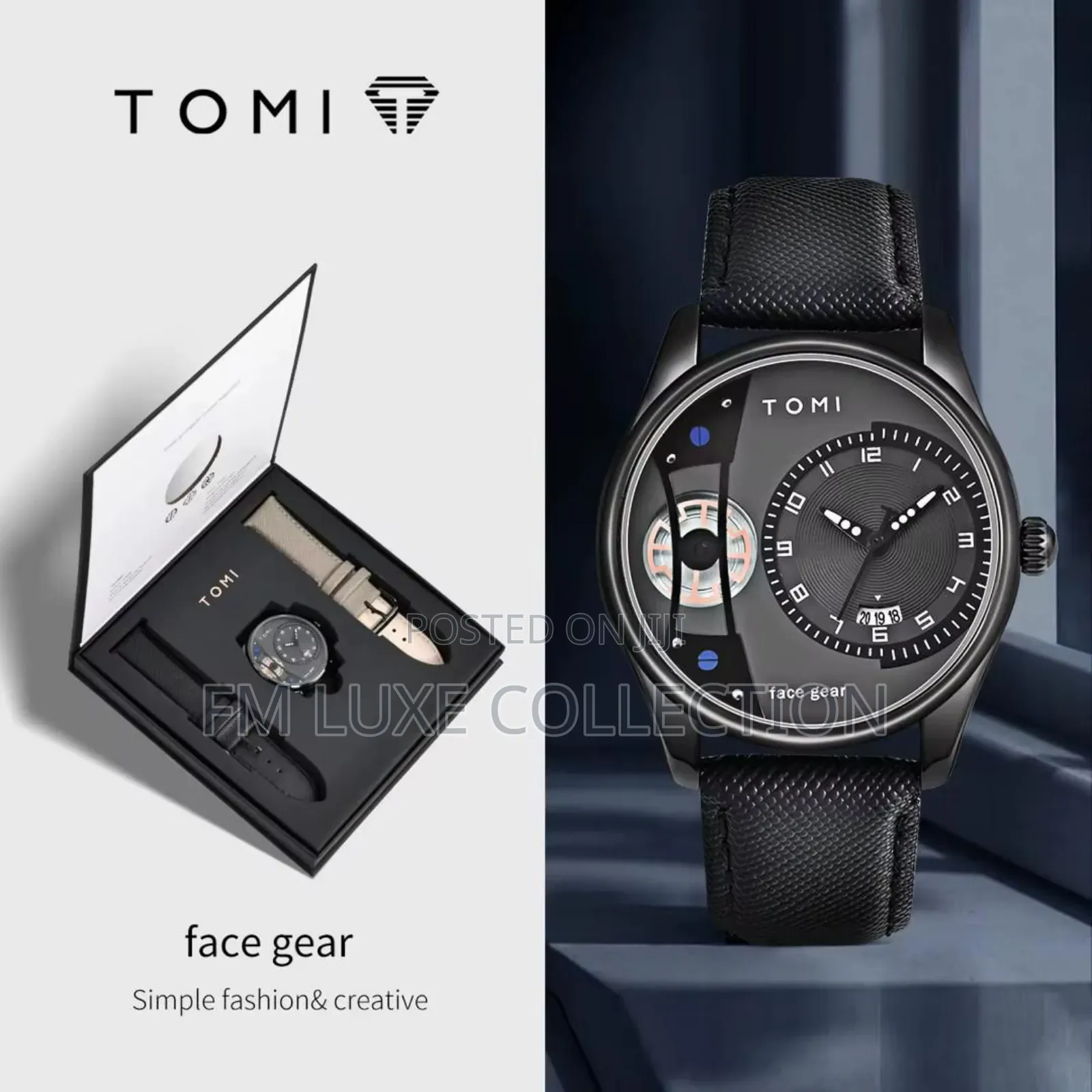 Tomi Face Gear Wristwatch