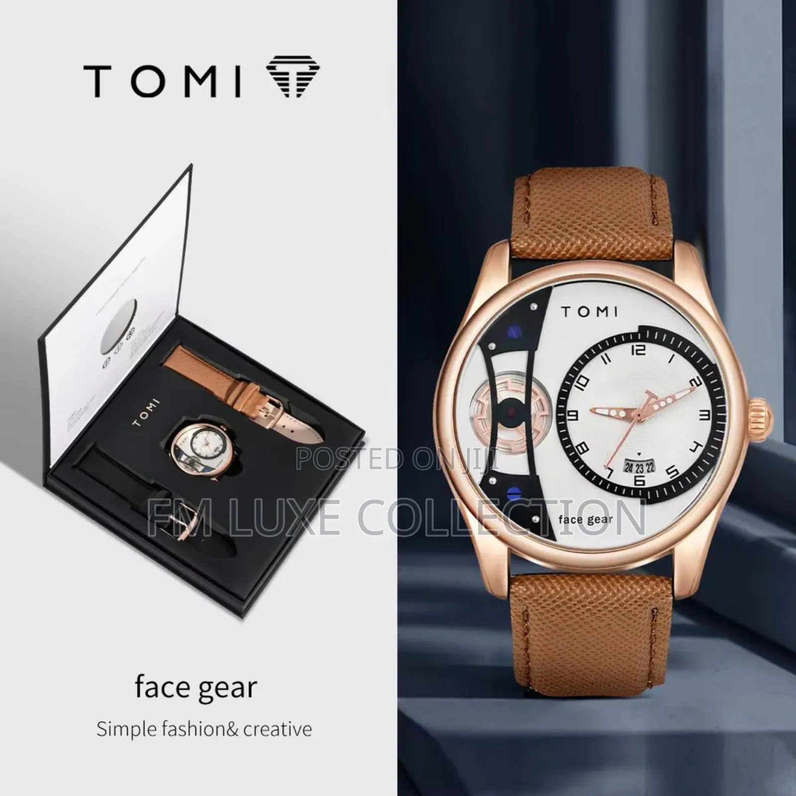 Tomi Face Gear Wristwatch