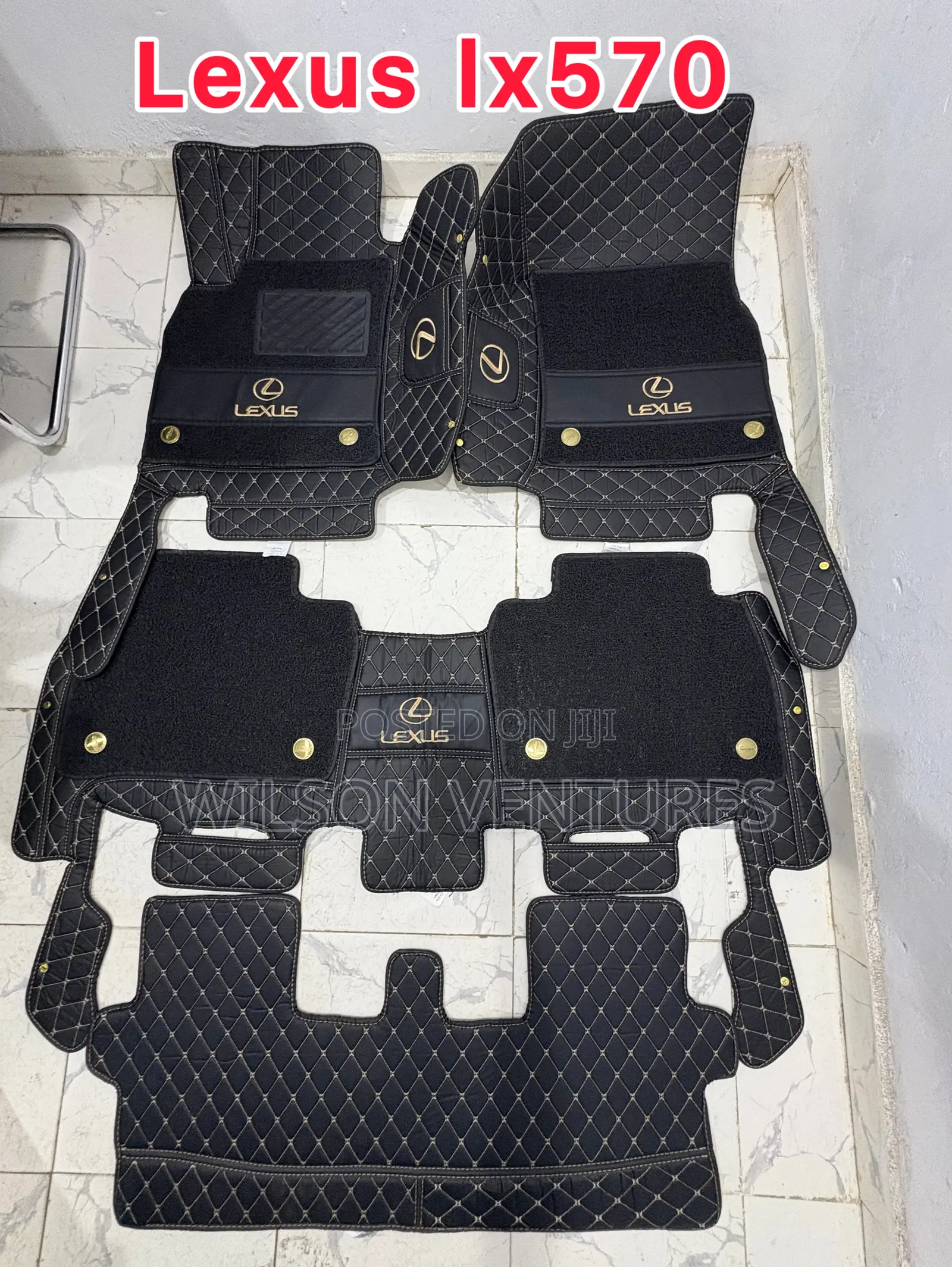 Lexus Lx570 Double Layer Foot Mat For 7 Seater