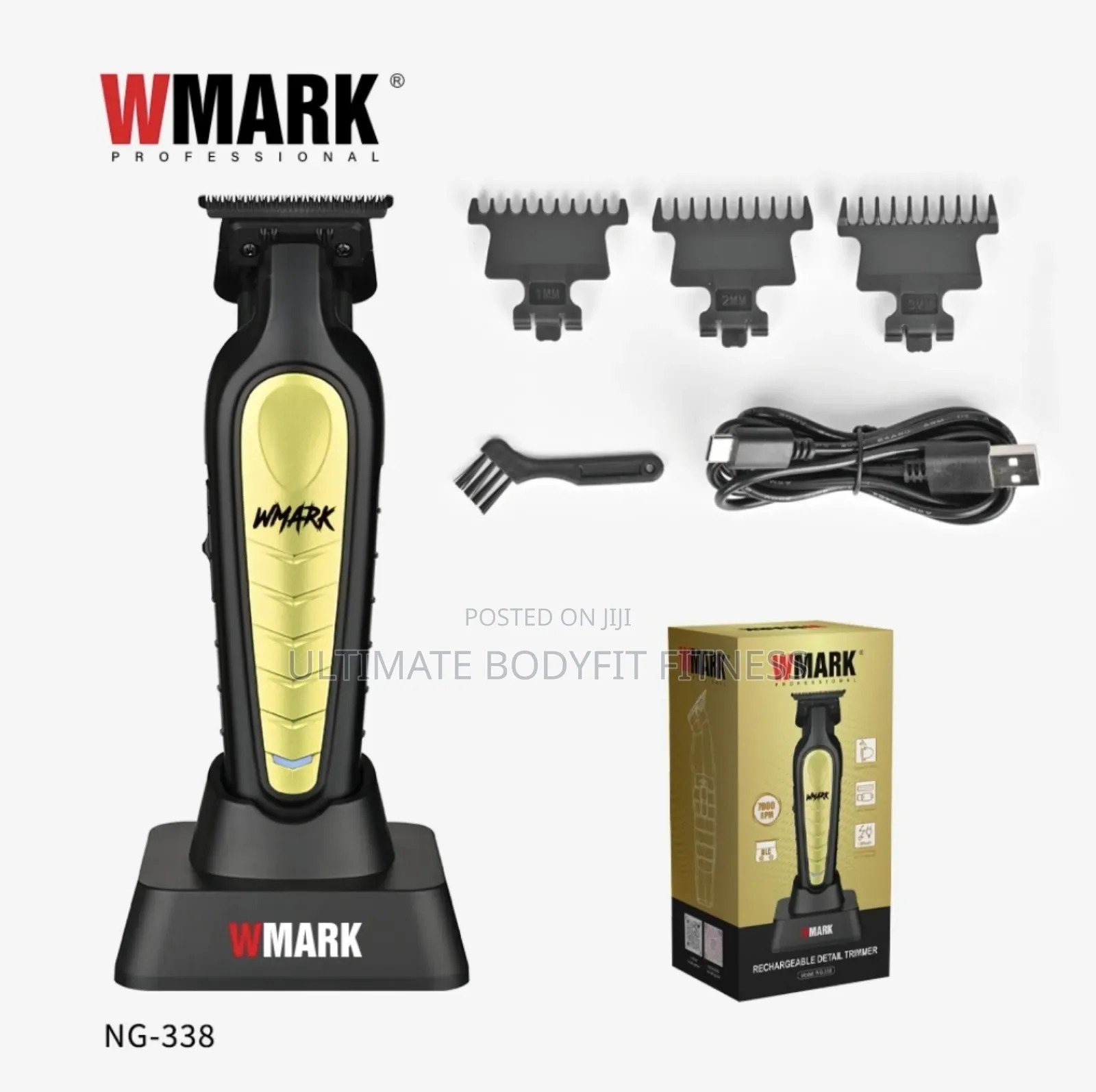 Brand New Wmark-338 Rechargeable Clipper With Standing Charging Base