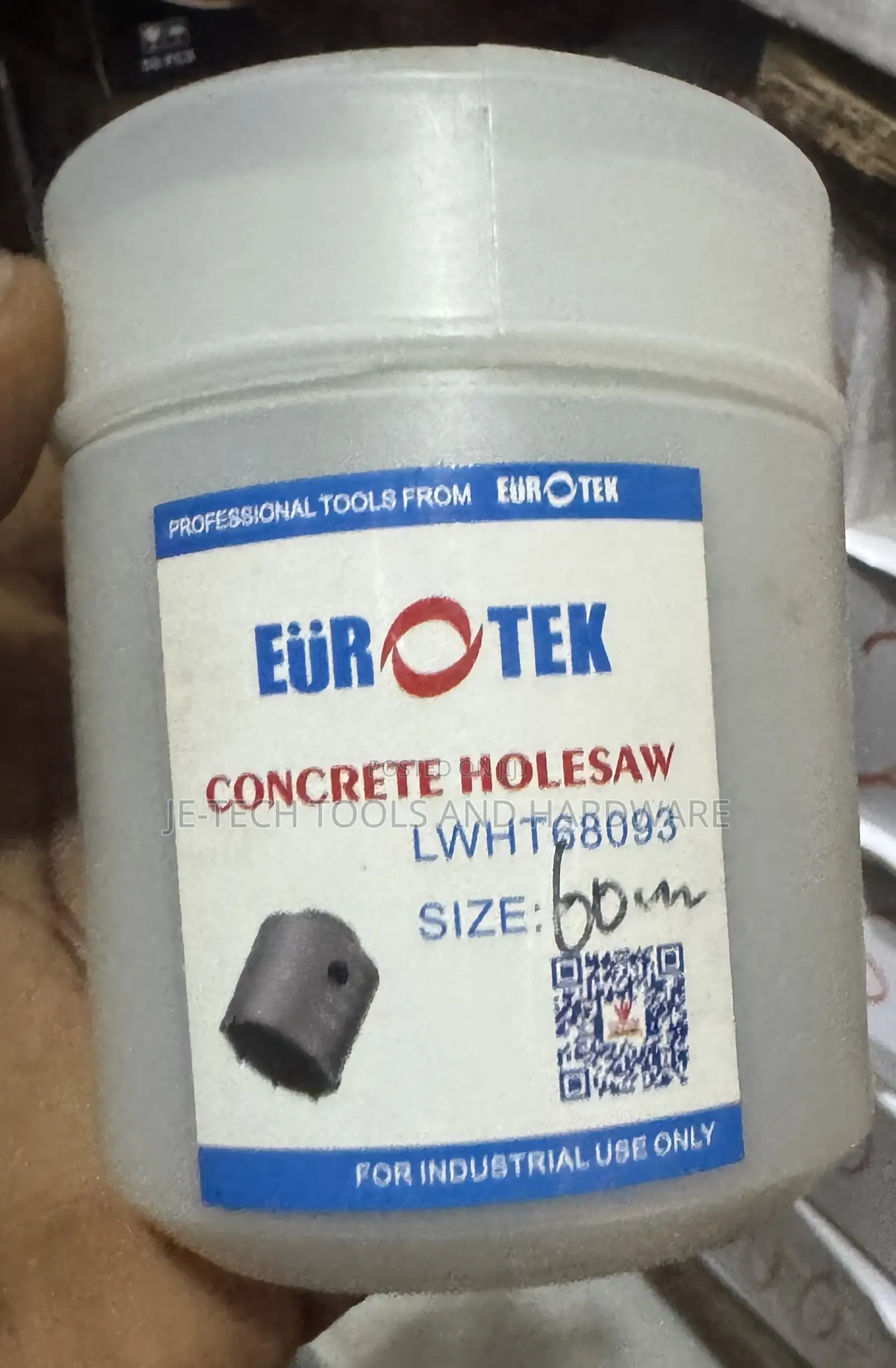 Eurotek Concrete Hole Saw 60mm