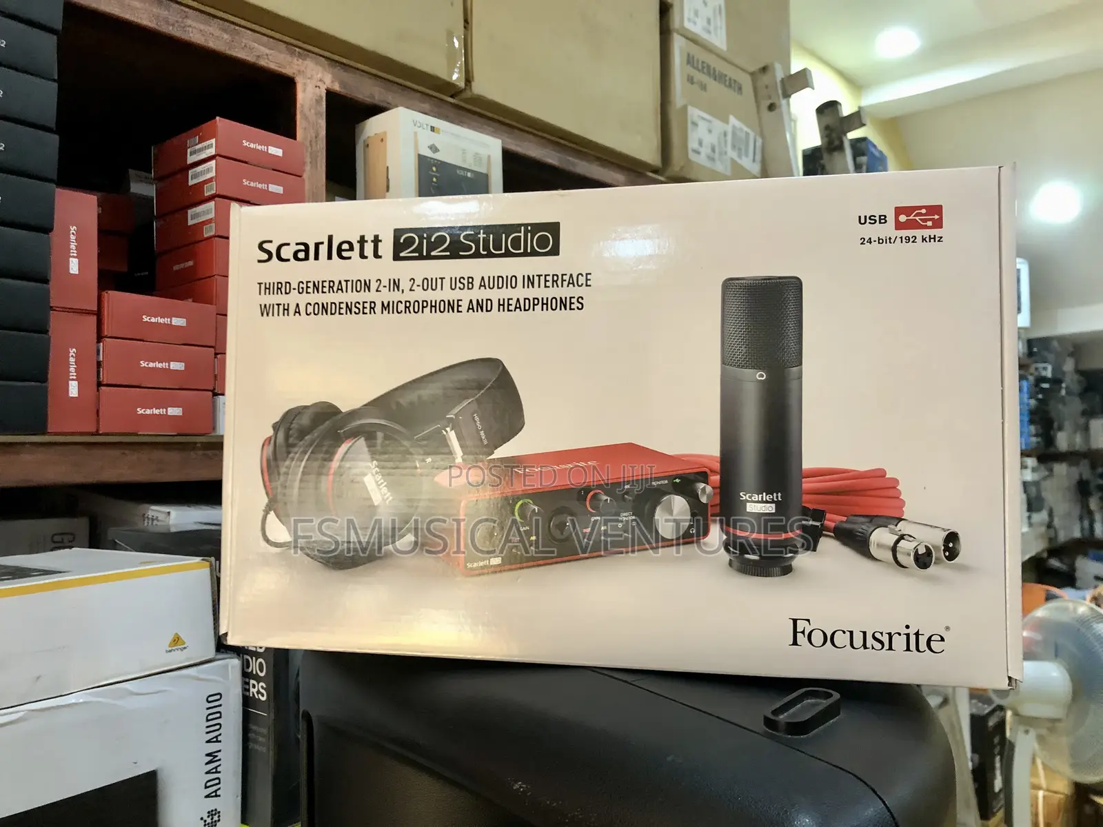 Focusrite Scarlett 2i2 Studio Third Generation Audio Interface