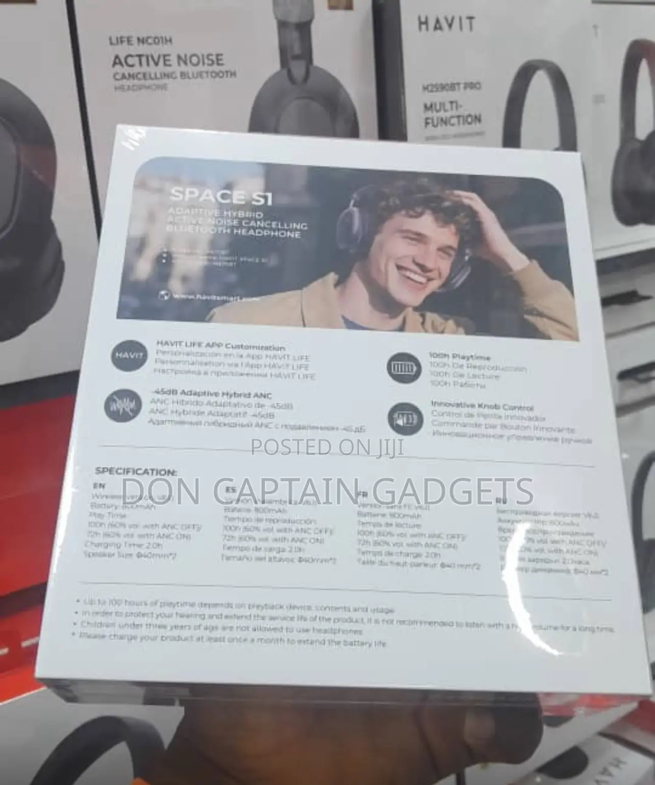 Havit Space S1 Hybrid Anc Headphone H670bt