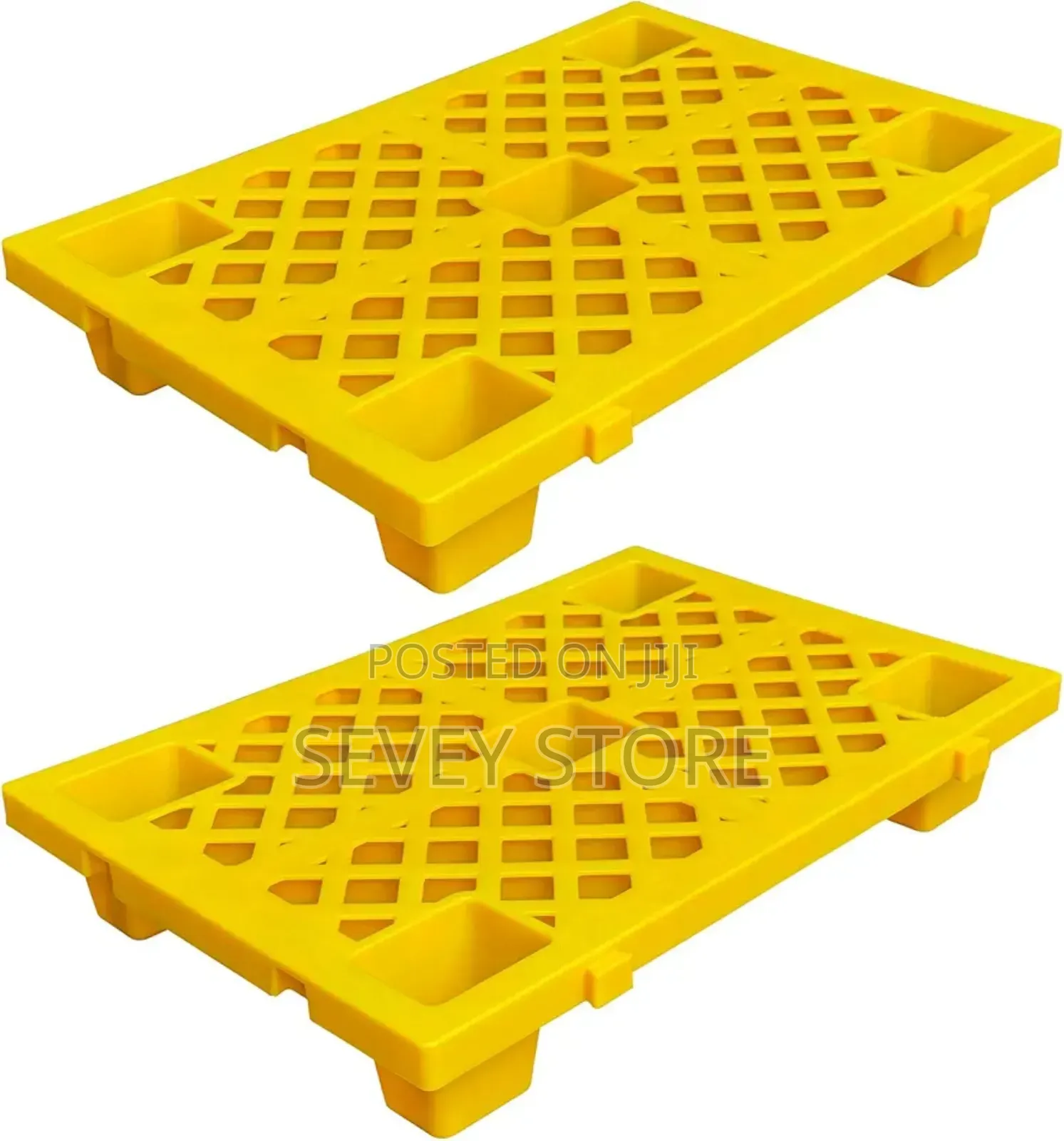 Yellow Plastic Pallet, Nestable Flooring Pallets