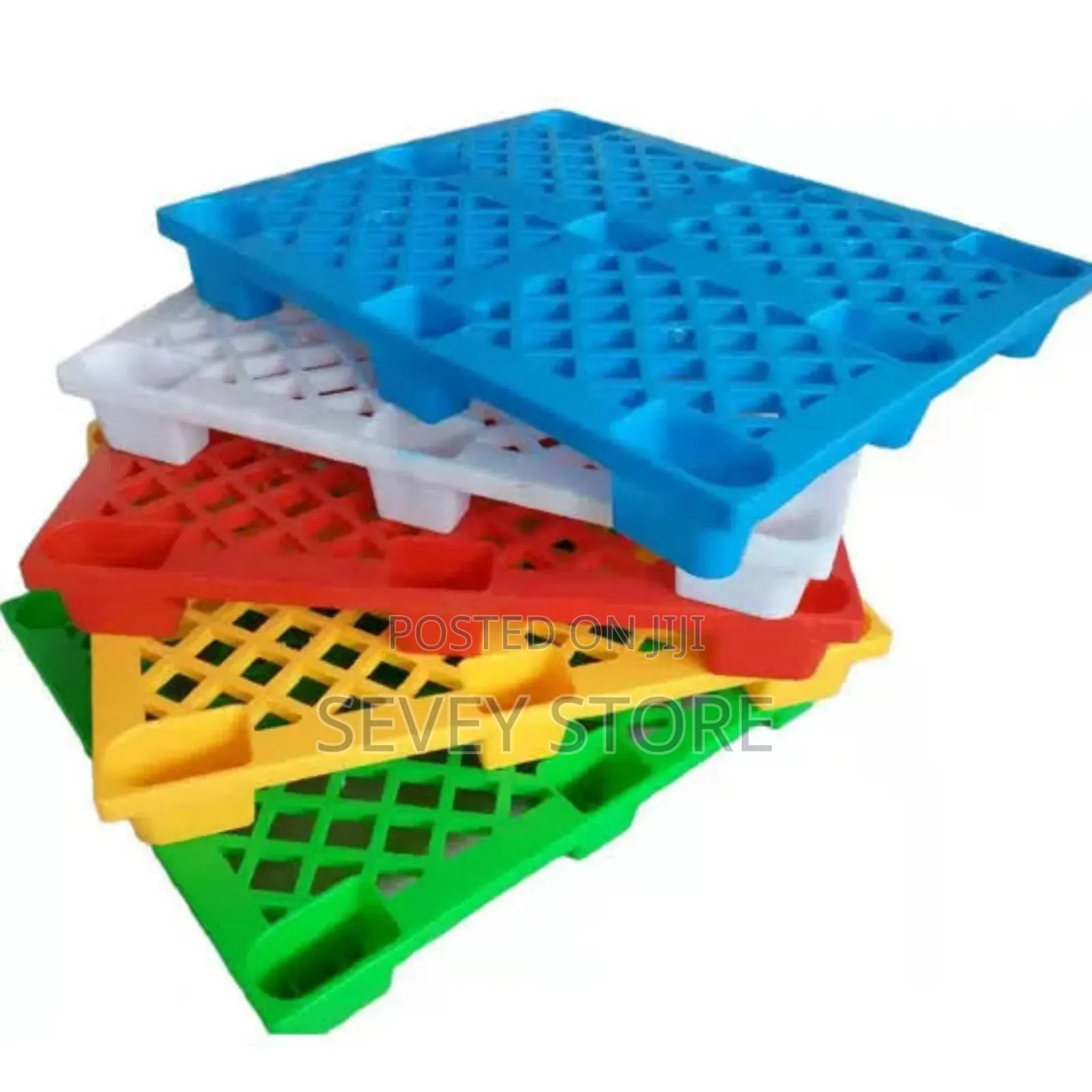 Yellow Plastic Pallet, Nestable Flooring Pallets