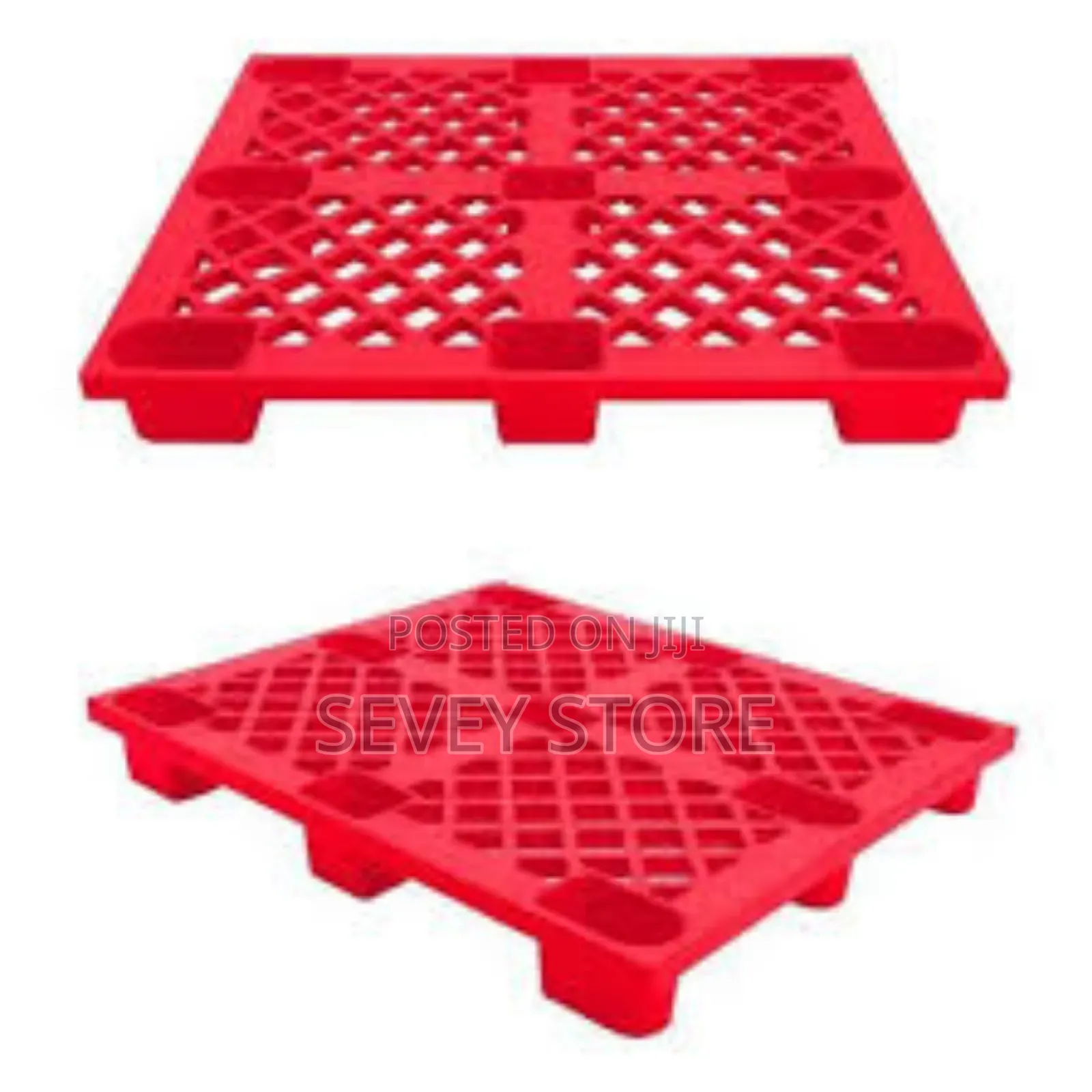 Red Rubber Storage Plastic Pallet