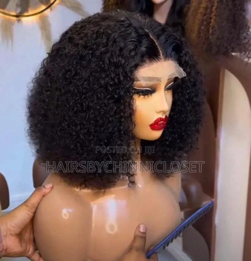 4 by 4 Kinky Curls Dd 18" Natural Only