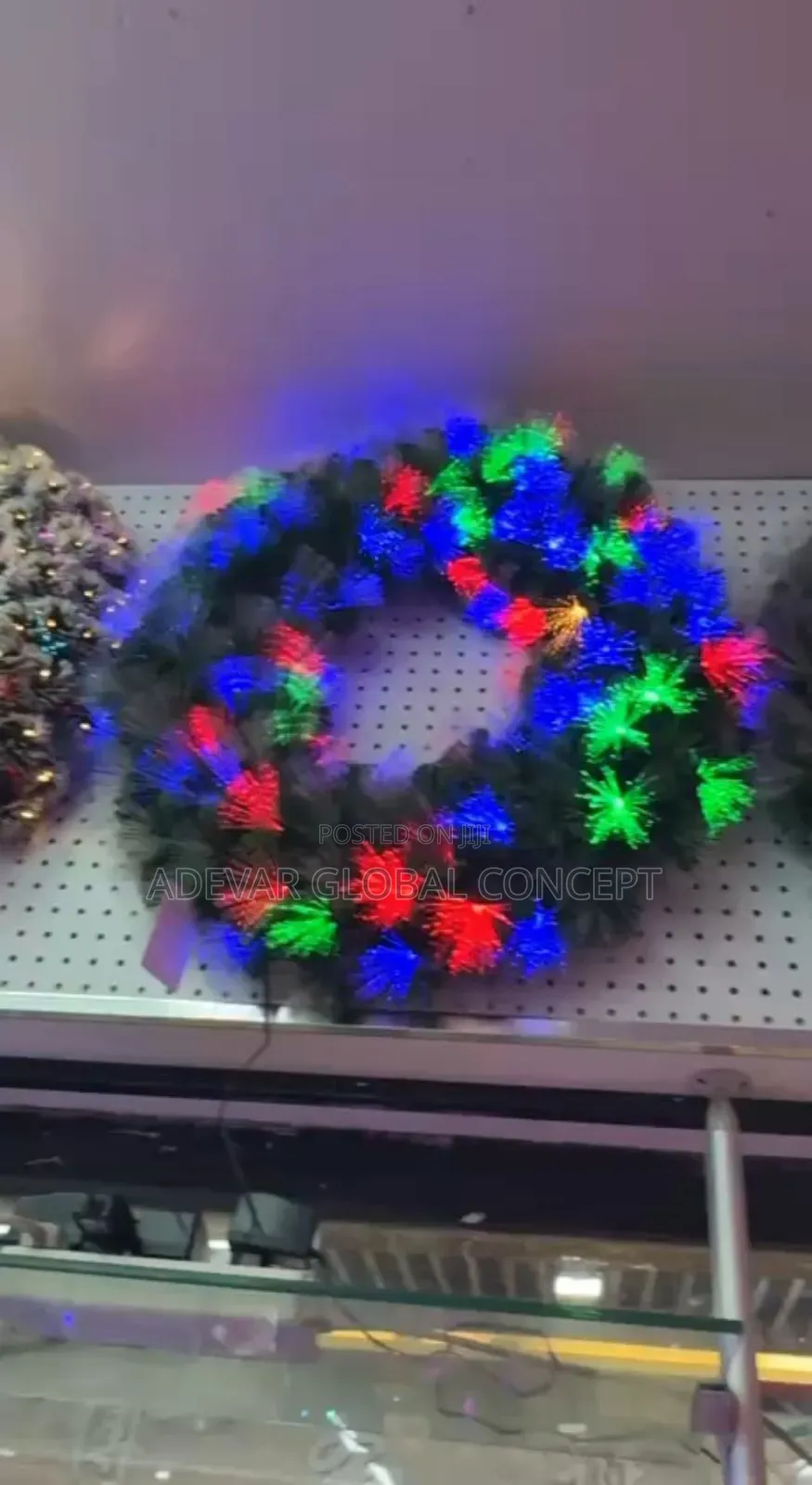 60cm Wreath With Light Decoration