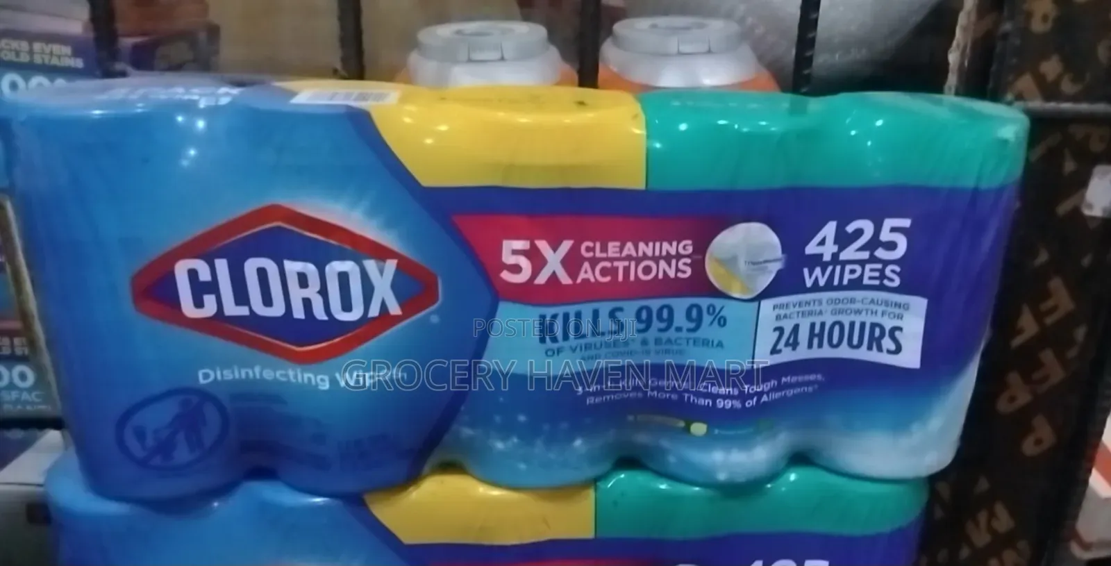 Clorox Disinfecting Cleaning Wipes Variety Pack- 5 Packs 425 Wipes