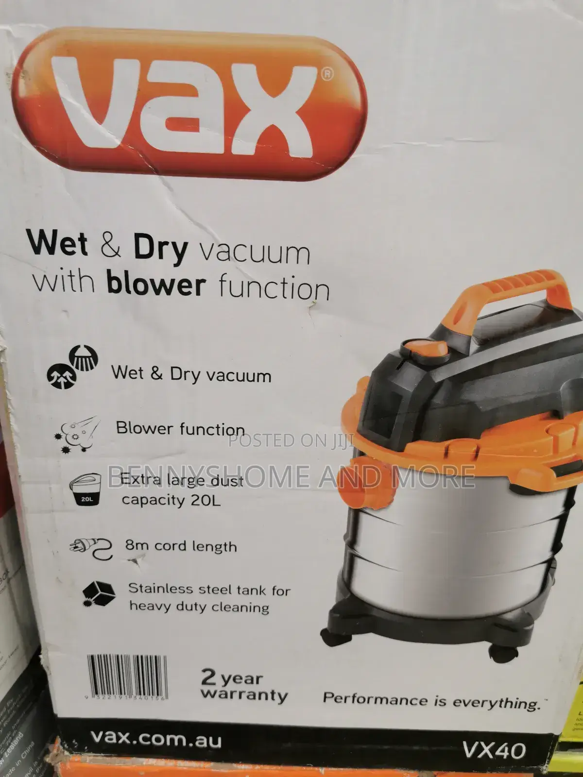 Vax Vx40 Wet and Dry Vacuum Cleaner