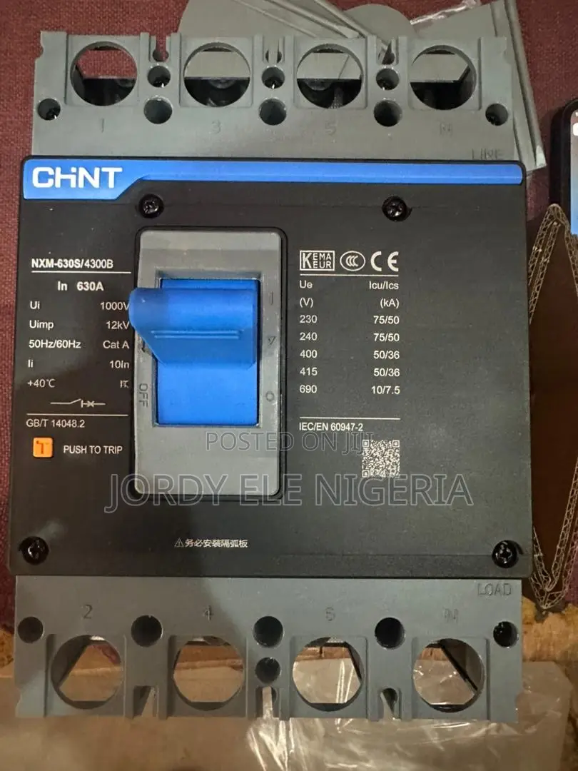 Chint McCb Breaker 400/630a/800a 4pole