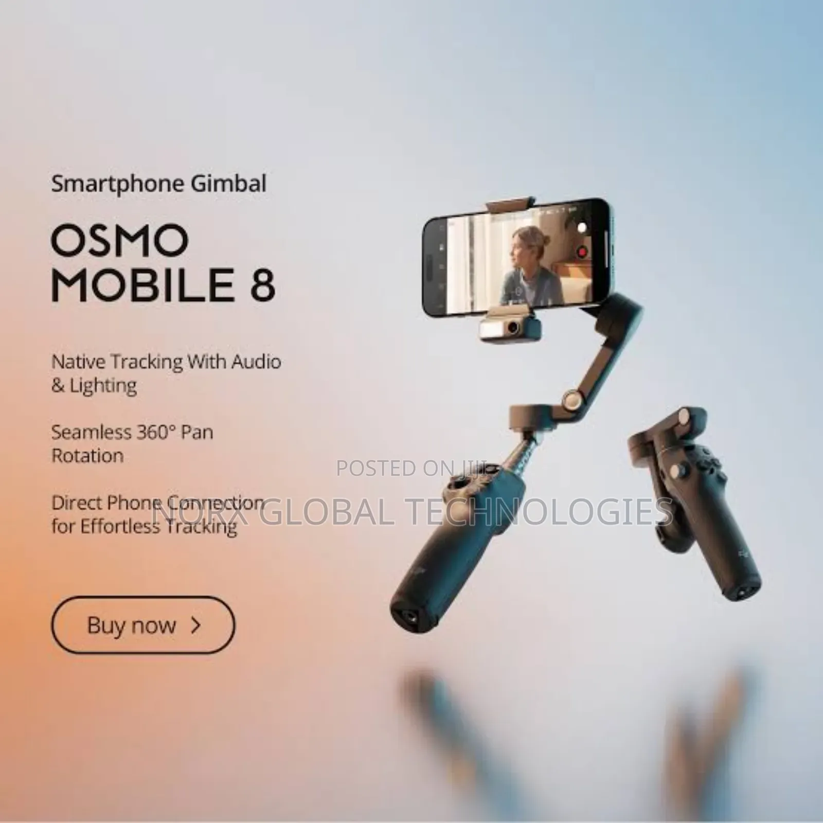 Dji Osmo Mobile 8 Gimbal Stabilizer for Phone, Native Tracking
