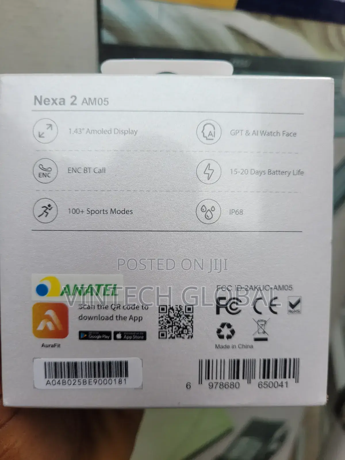 Aura Fit Smart Watch