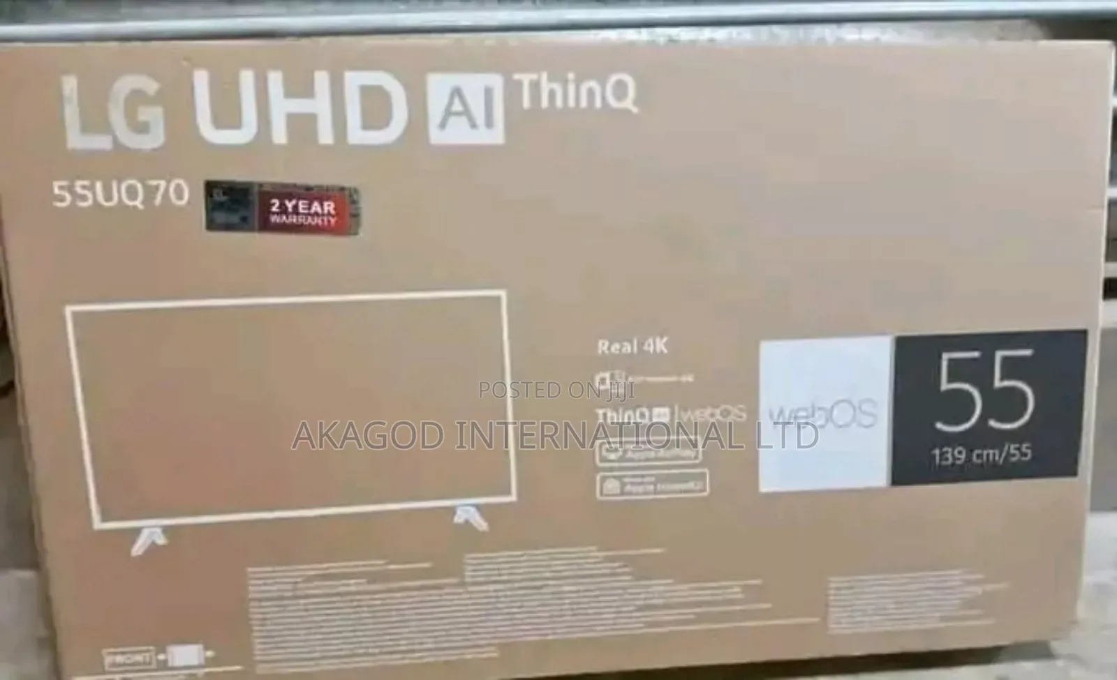 55inches Smart Flamless Android 55lg Tv