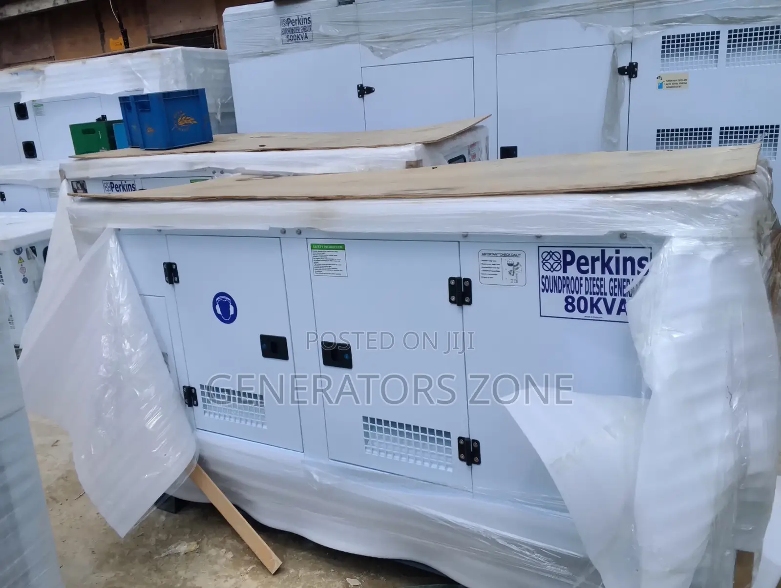 Soundproof 80kva Diesel Power Source, Perkins Engine